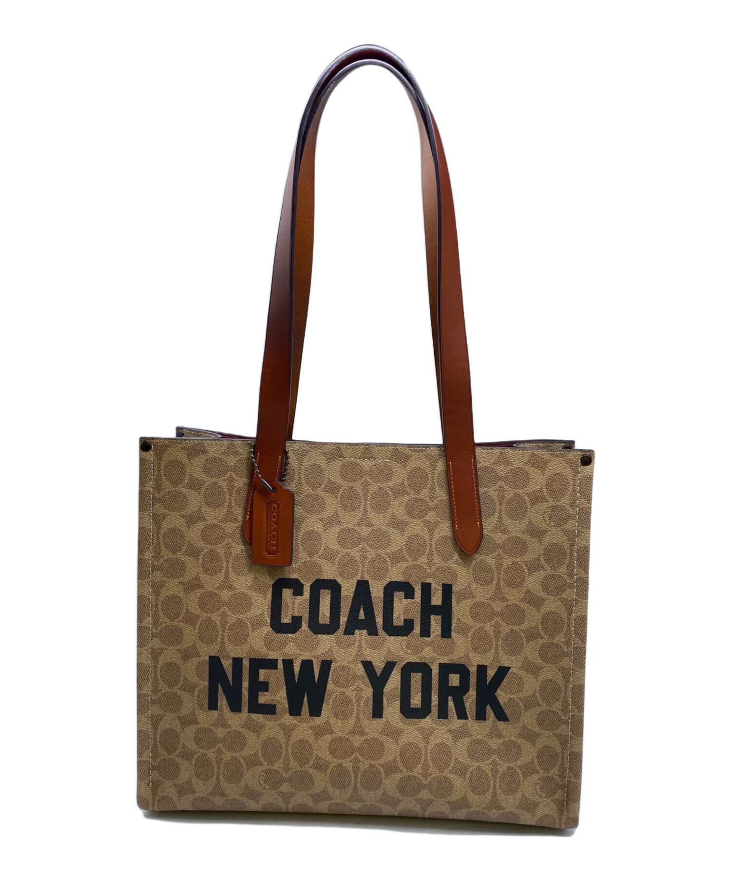 中古・古着通販】COACH (コーチ) リレー トート バッグ 34 ブラウン 