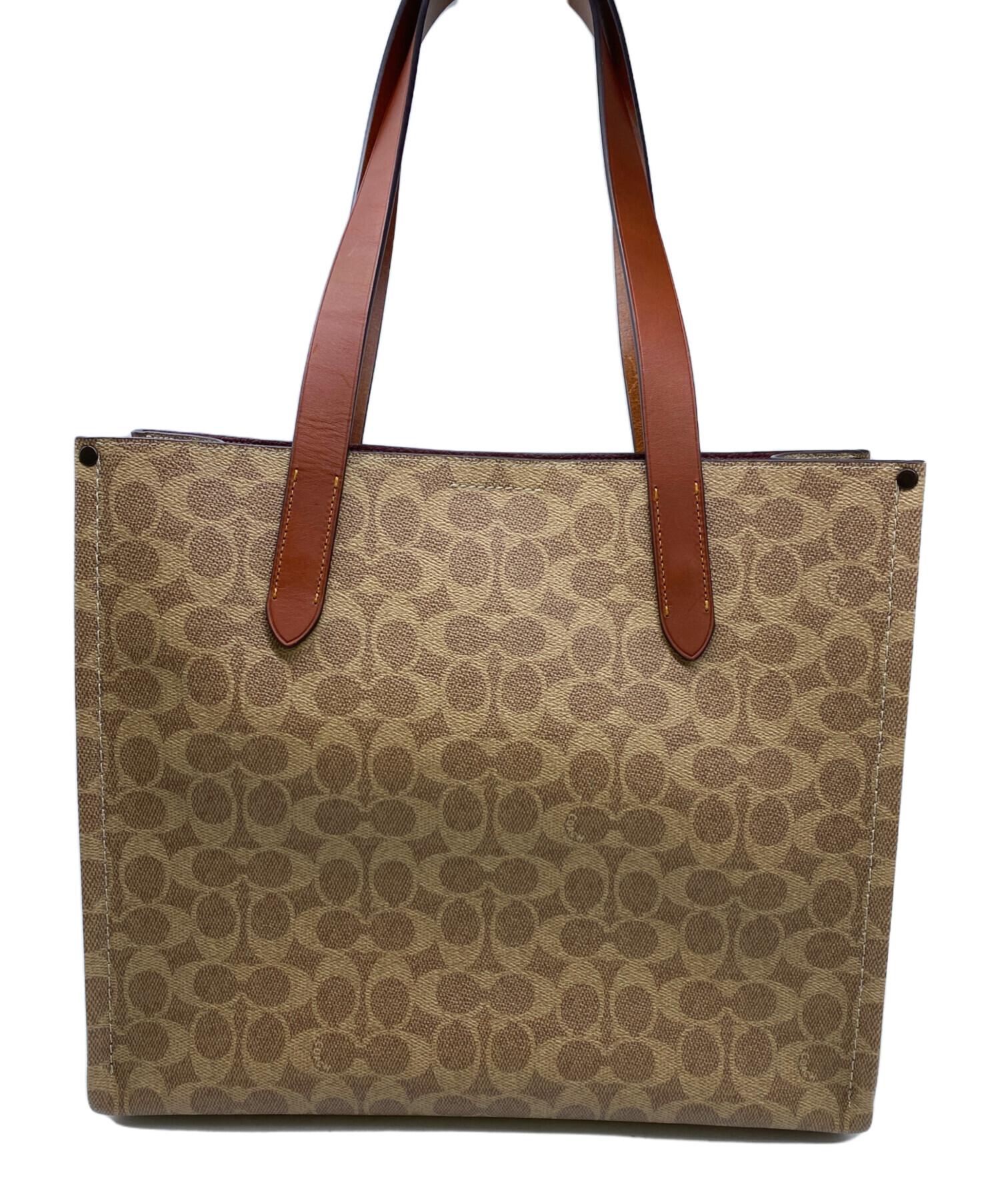 中古・古着通販】COACH (コーチ) リレー トート バッグ 34 ブラウン