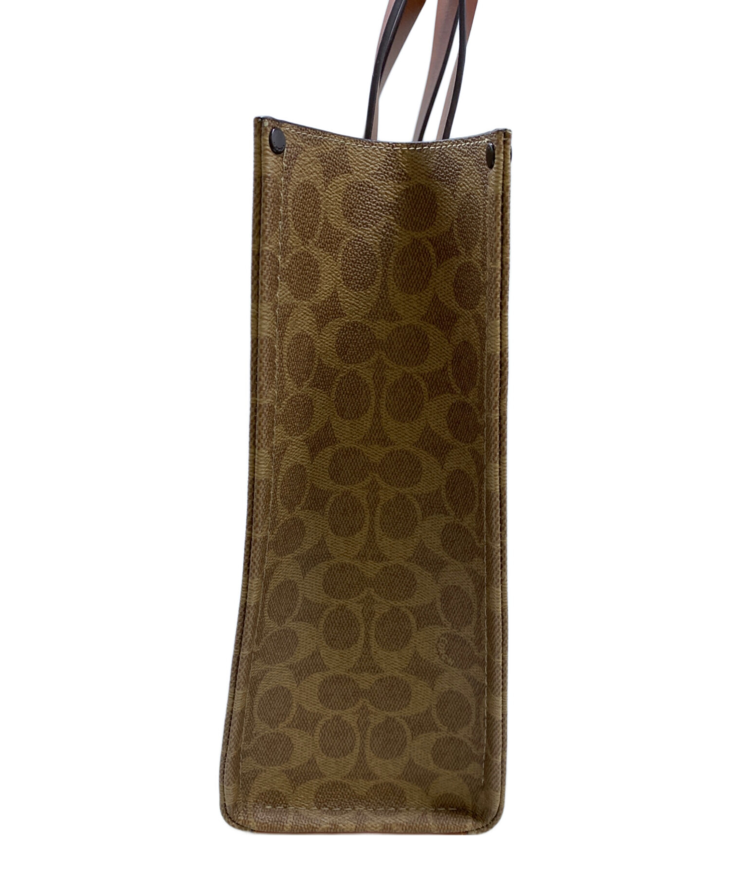 中古・古着通販】COACH (コーチ) リレー トート バッグ 34 ブラウン