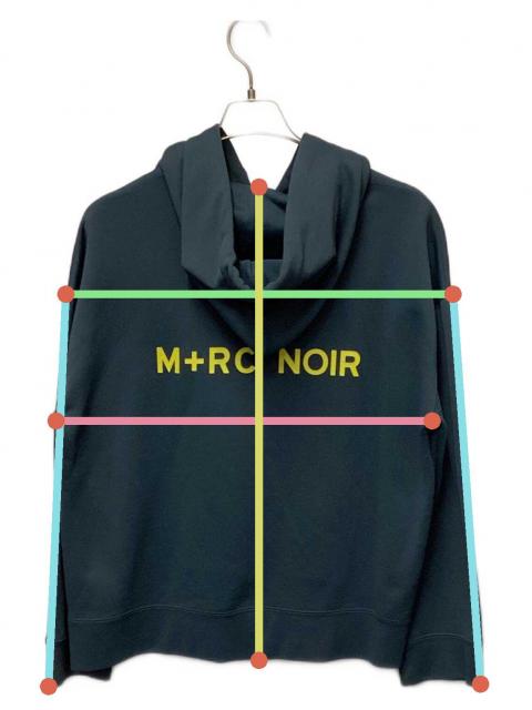 中古・古着通販】M+RC NOIR (マルシェノア) パーカー グリーン サイズ