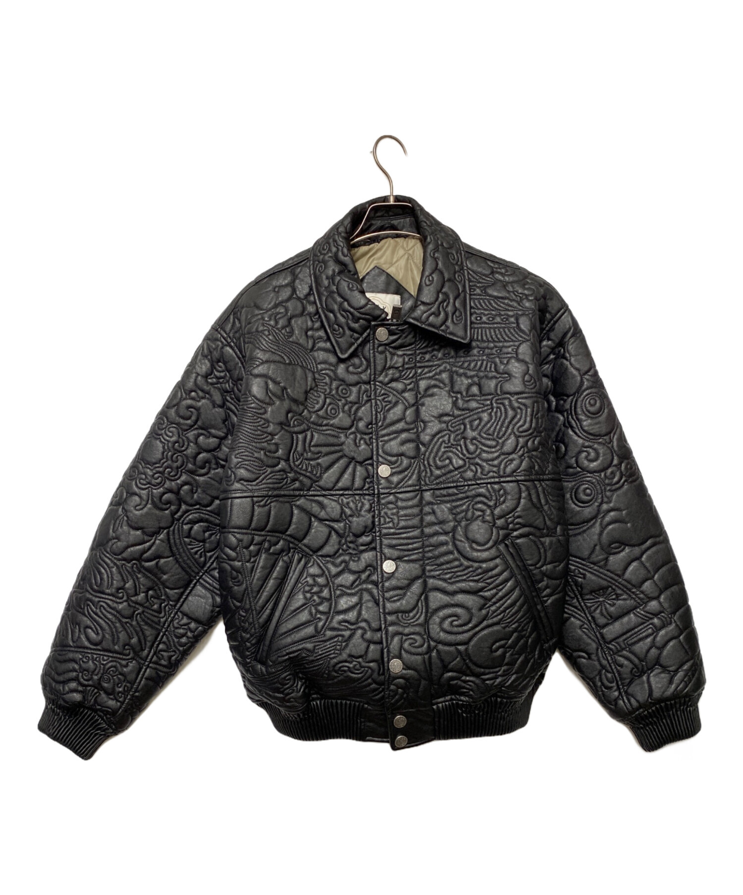 中古・古着通販】GRMY (グライミー) レザージャケット ブラック サイズ 