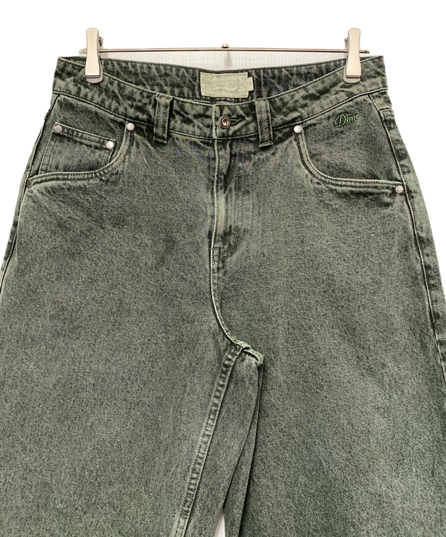 中古・古着通販】Dime (ダイム) デニムパンツ グリーン サイズ:30 
