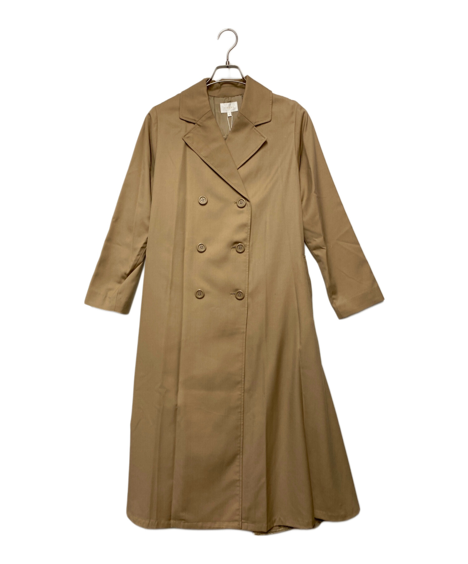 中古・古着通販】rienda (リエンダ) Big collar back lace trench