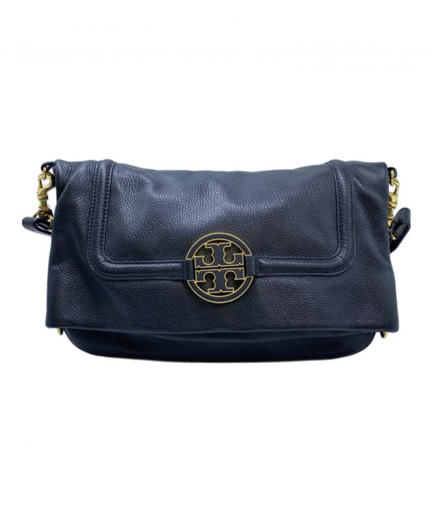 TORY BURCH トリーバーチ ショルダーバッグ - 紺x水色 【古着】【中古】 中古・古着通販】TORY BURCH (トリーバーチ) ハーパークロスボディ