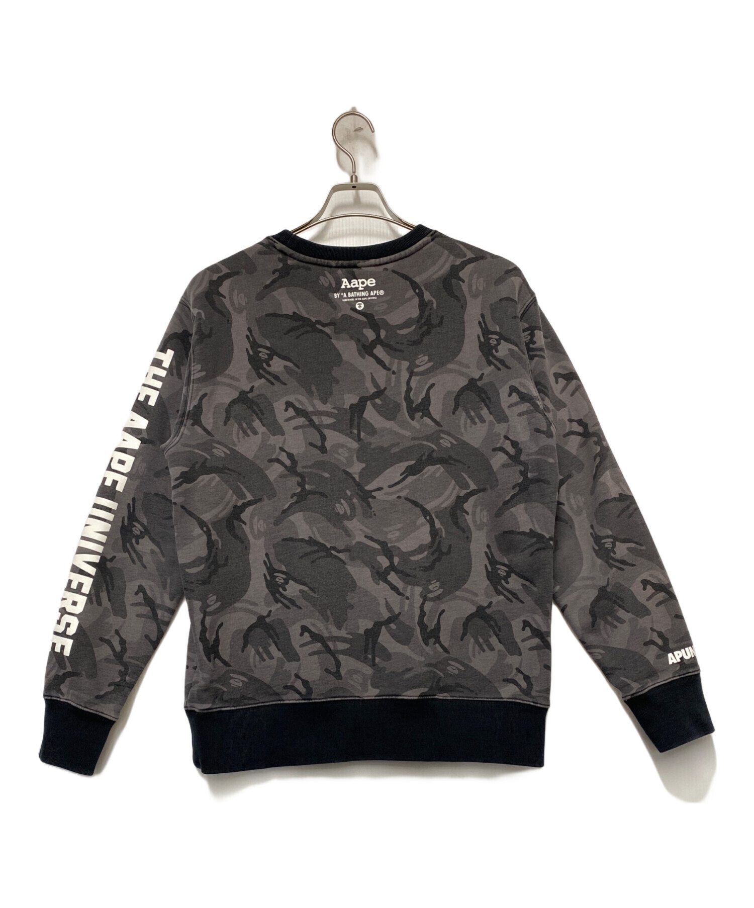 A BATHING APE アベイシングエイプ ストール  黒 【古着】【中古】【送料無料】 中古・古着通販】A BATHING APE (アベイシングエイプ) スウェット