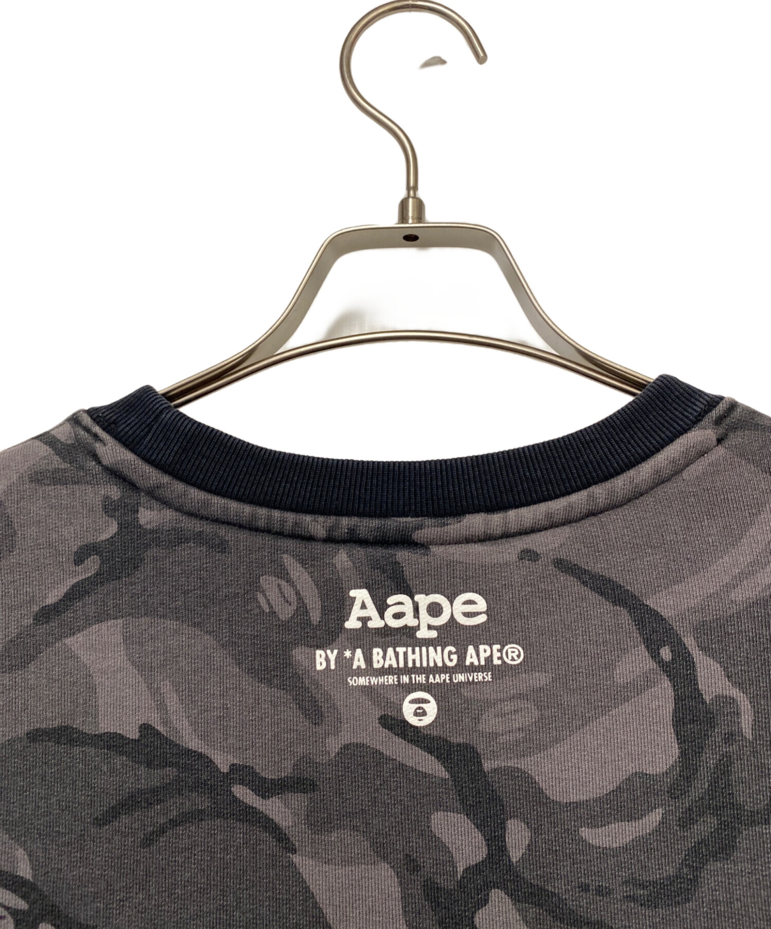 A BATHING APE アベイシングエイプ ストール  黒 【古着】【中古】【送料無料】 A BATHING APE アベイシングエイプ ストール 黒 【古着】【中古