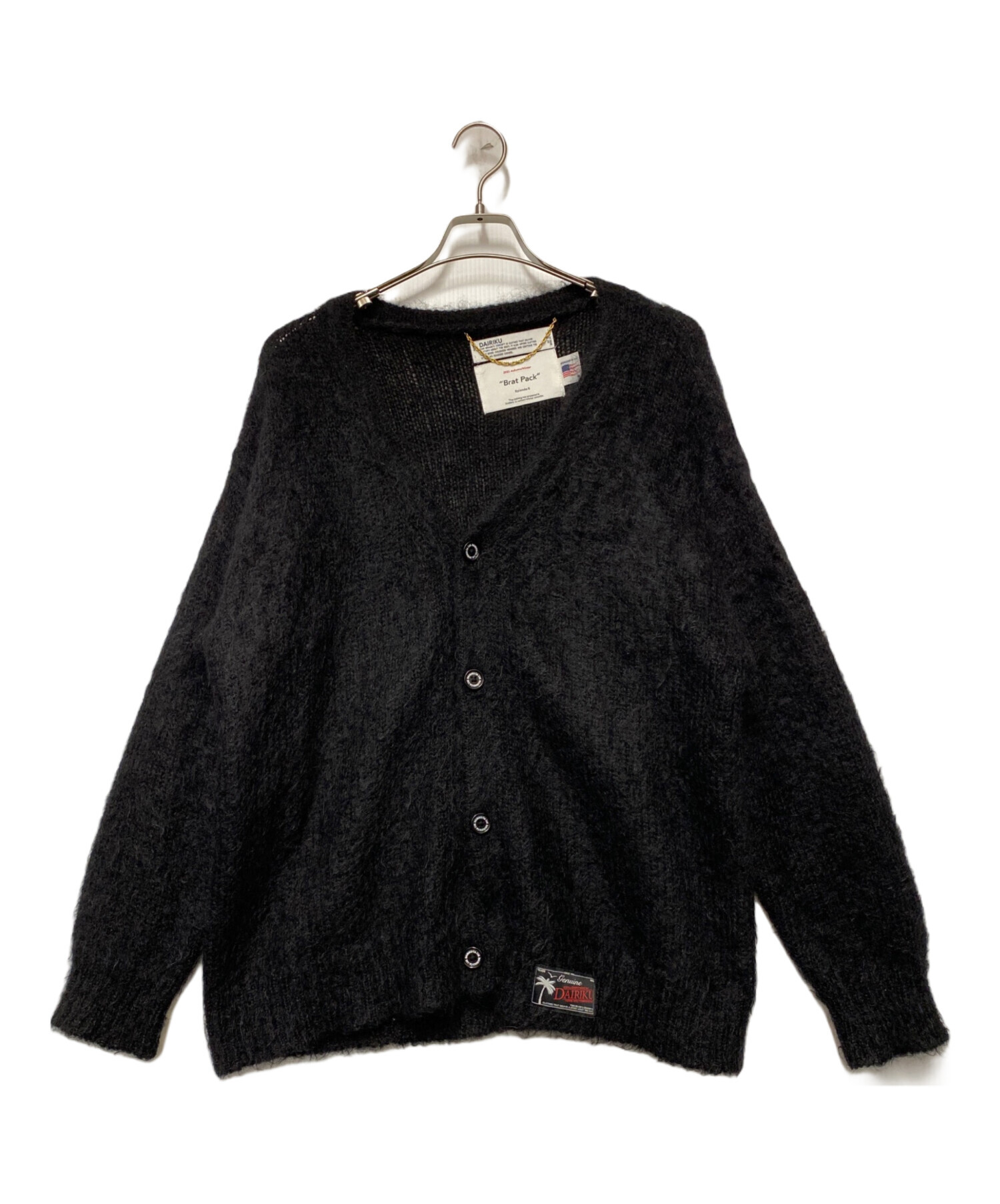 中古・古着通販】DAIRIKU (ダイリク) Molly Mohair Knit ブラック