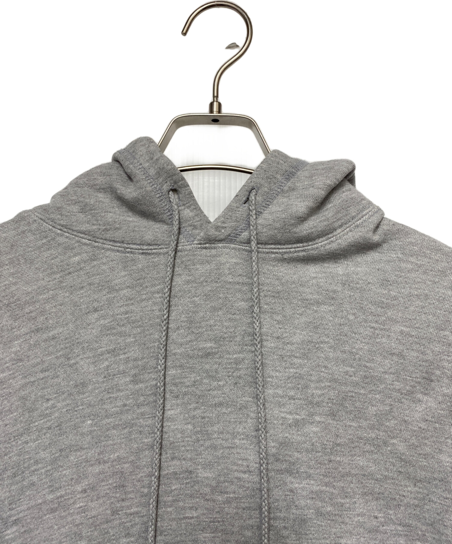 STUSSY プルオーバーパーカー グレーMサイズ 中古・古着通販】stussy (ステューシー) stussy プルオーバーパーカー