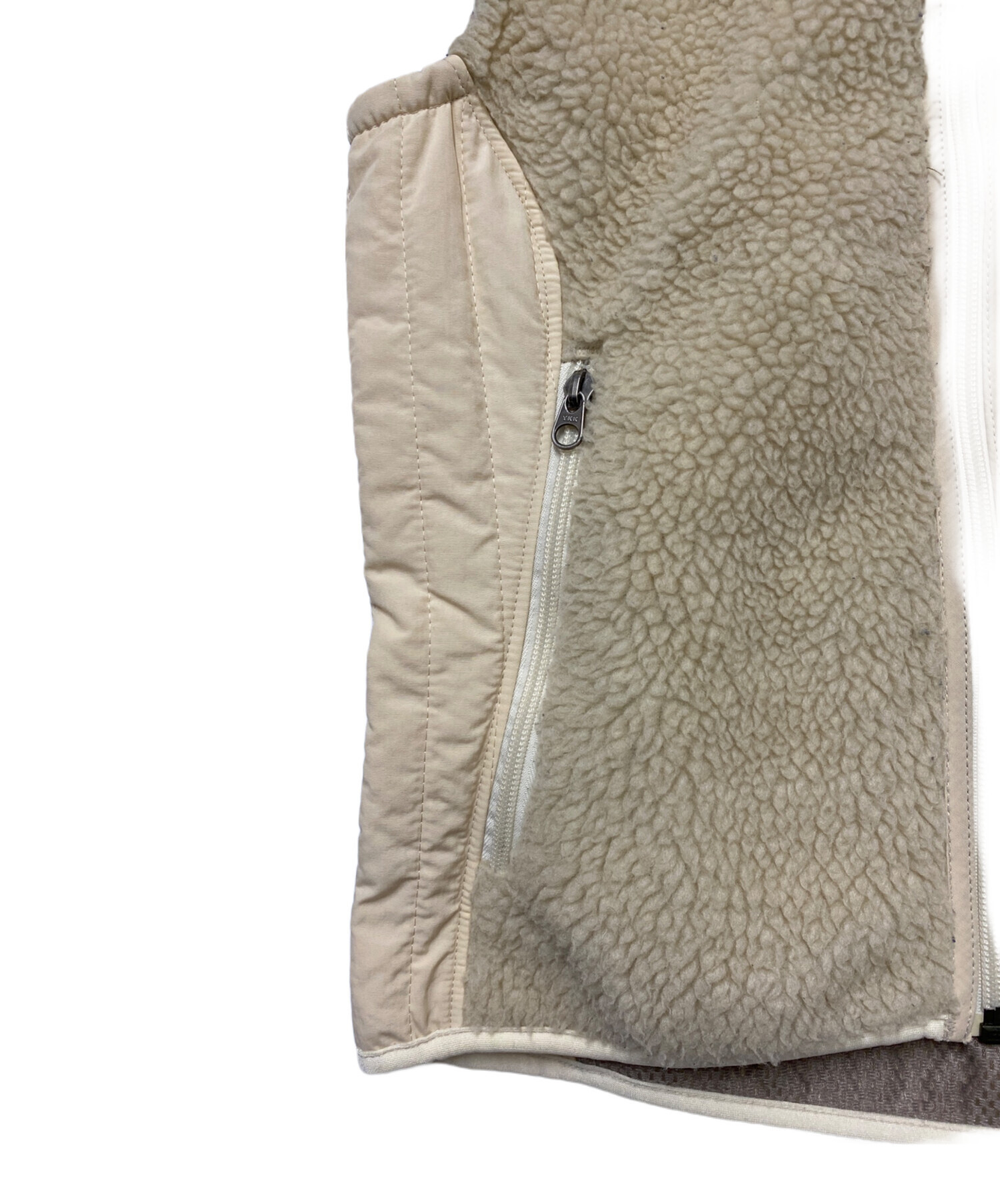 patagonia フリースベスト S ベージュ 中古・古着通販】Patagonia (パタゴニア) フリースベスト ベージュ