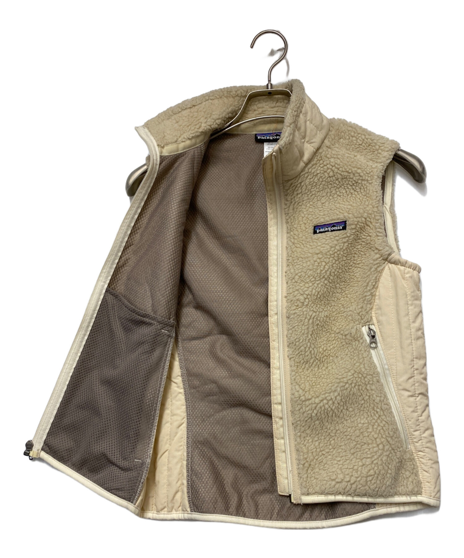patagonia フリースベスト ベージュ 中古・古着通販】Patagonia (パタゴニア) Patagonia フリースベスト