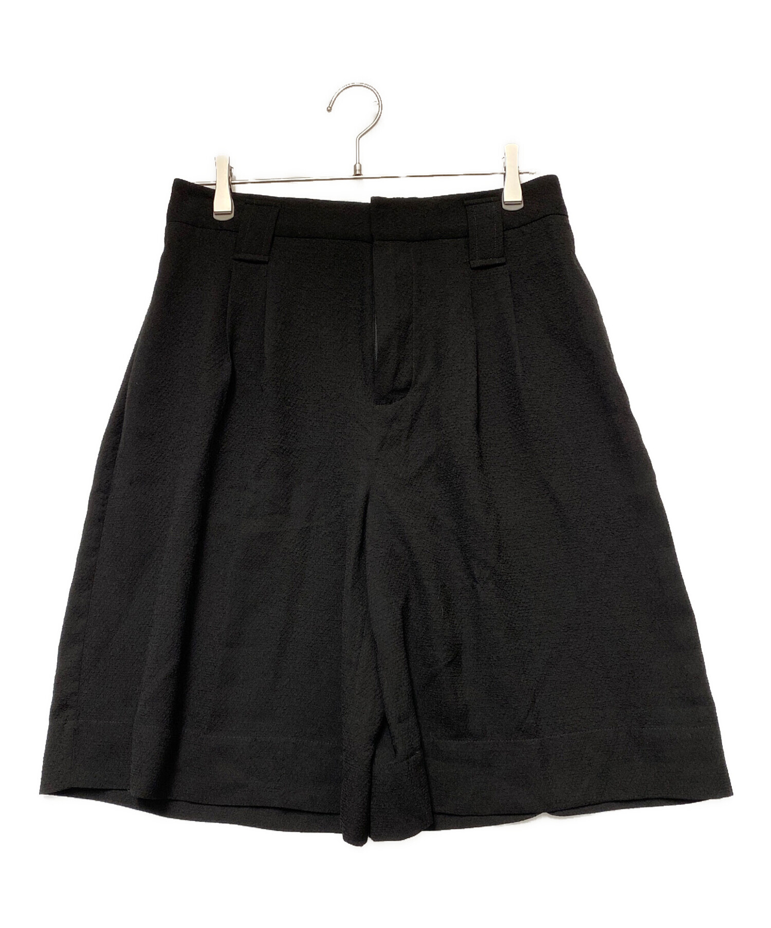 GANNI ガニー レザー ショートパンツ 中古・古着通販】Ganni (ガニー) ショートパンツ ブラック サイズ:38