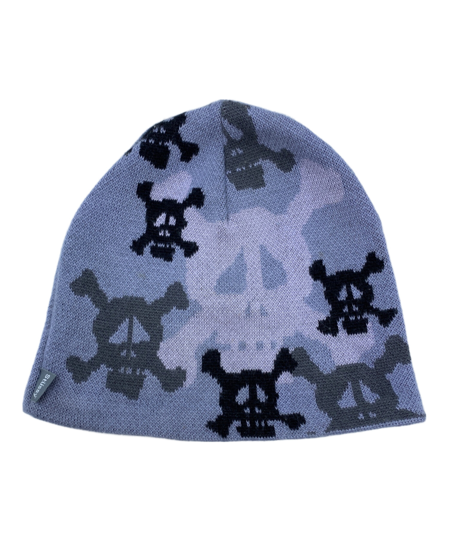 中古・古着通販】stussy (ステューシー) SKULL BONE BEANE グレー 