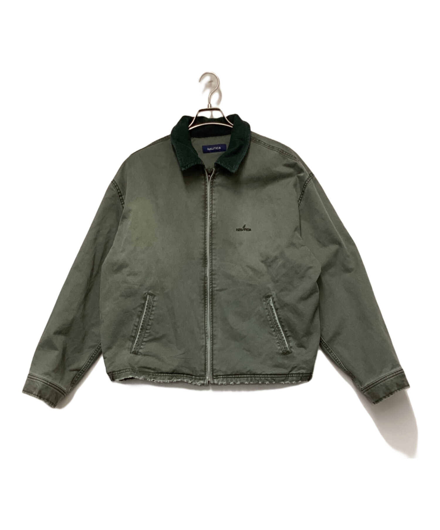 【新品タグ付】NAUTICA/ノーティカ　ジップブルゾン　オリーブカーキ 中古・古着通販】NAUTICA (ノーティカ) NAUTICA ブルゾン グリーン