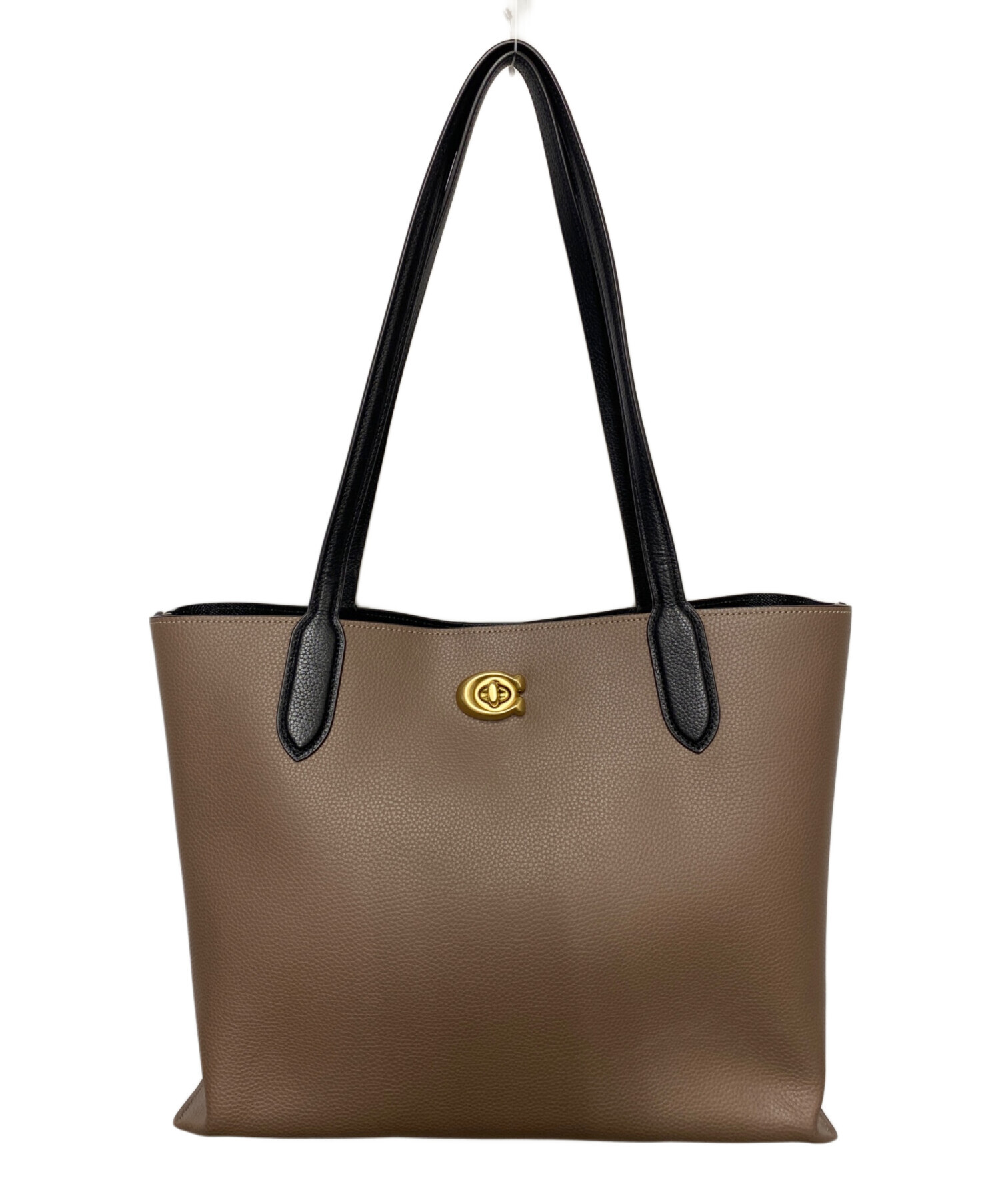 中古・古着通販】COACH (コーチ) ハンドバッグ ベージュ｜ブランド 