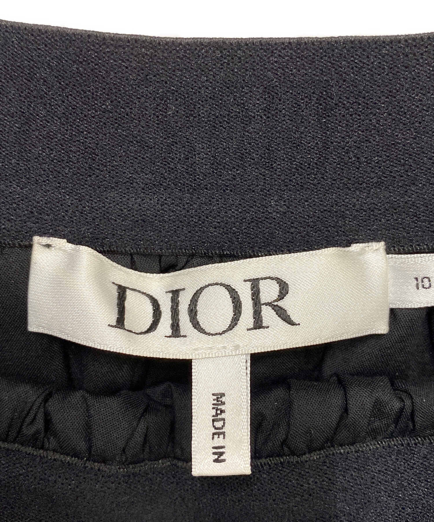 中古・古着通販】DIOR (ディオール) チュールスカート ブラック サイズ 