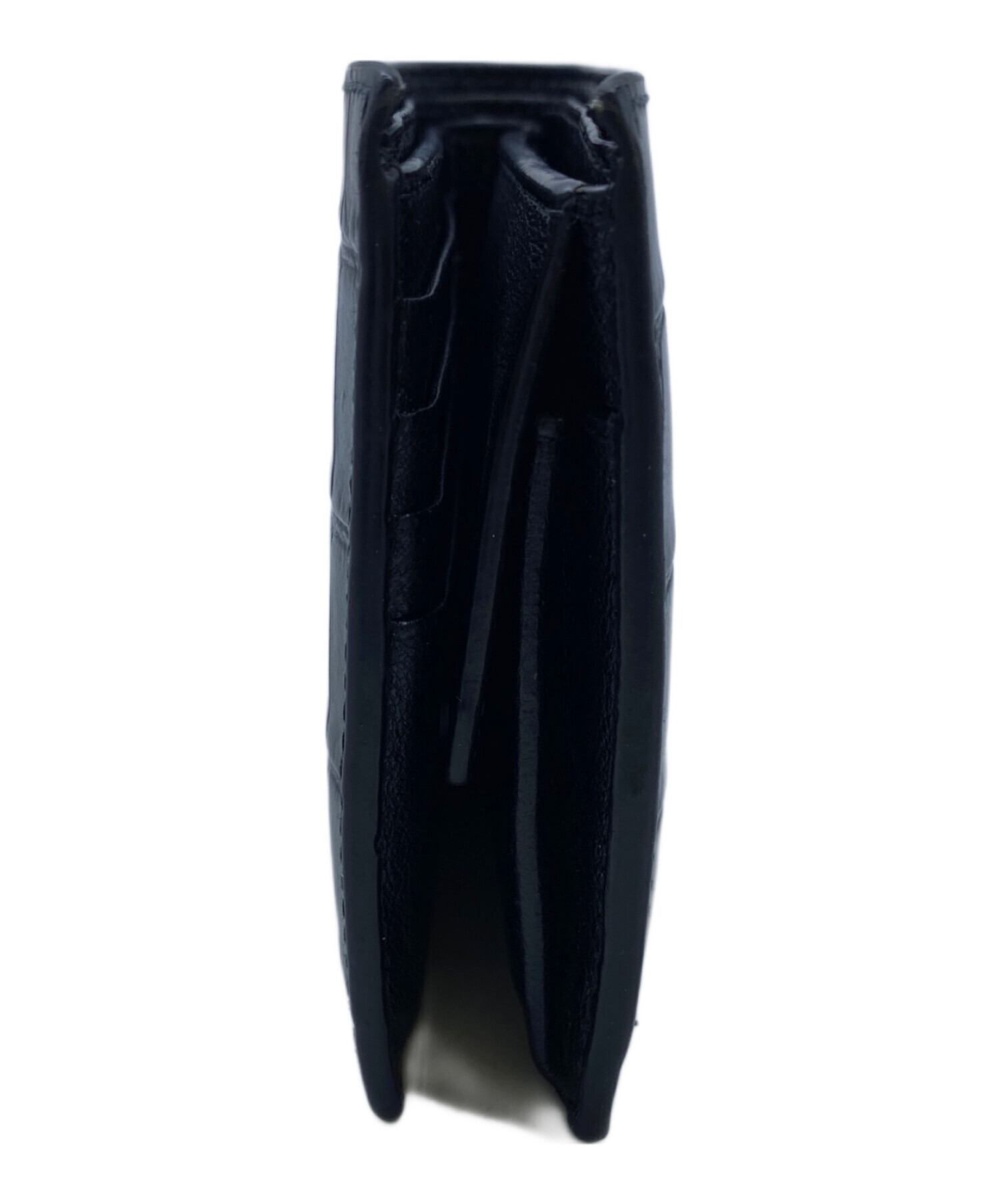 中古・古着通販】BALENCIAGA (バレンシアガ) 2つ折り財布 ブラック