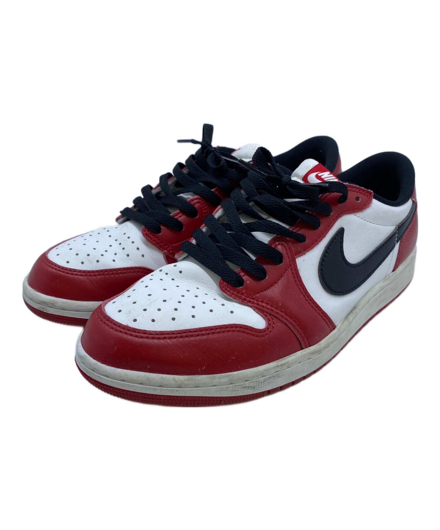 NIKE ナイキ スニーカー 28cm 白x赤x黒 【古着】【中古】 中古・古着通販】NIKE (ナイキ) スニーカー レッド×ホワイト サイズ:28