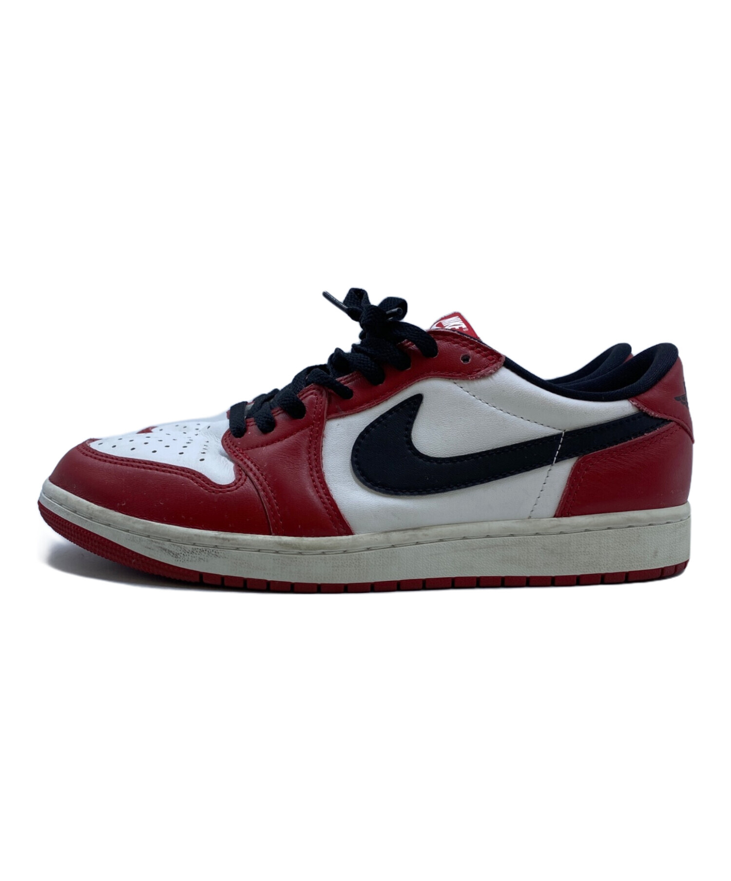 中古・古着通販】NIKE (ナイキ) スニーカー レッド×ホワイト サイズ:28