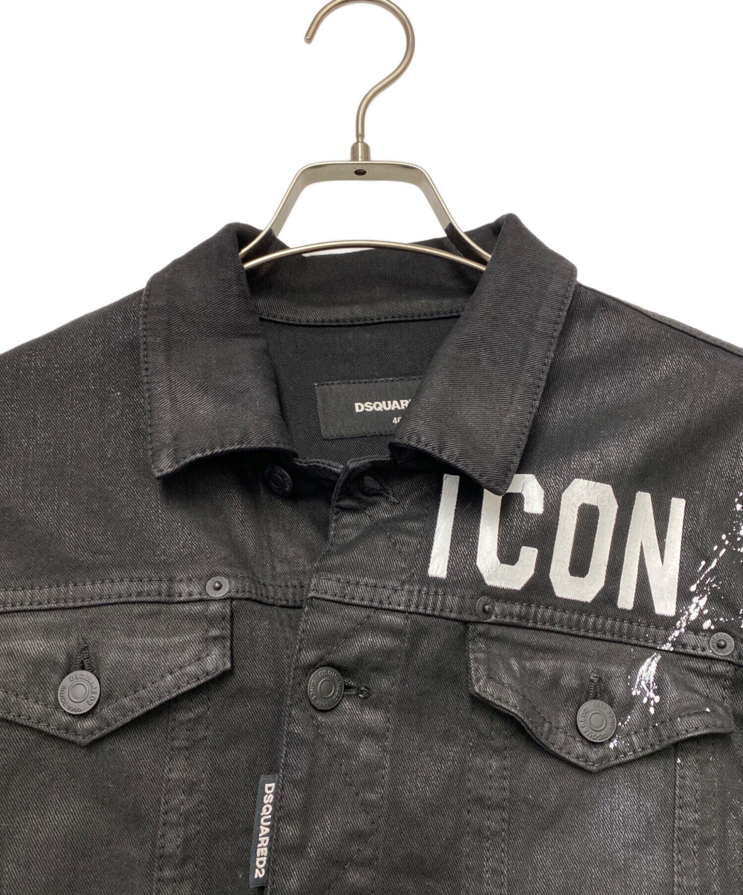 DSQUARED2 デニムジャケット ゆったりLサイズ 型番：S74AM0940 中古・古着通販】DSQUARED2 (ディースクエアード) DSQUARED2 デニム