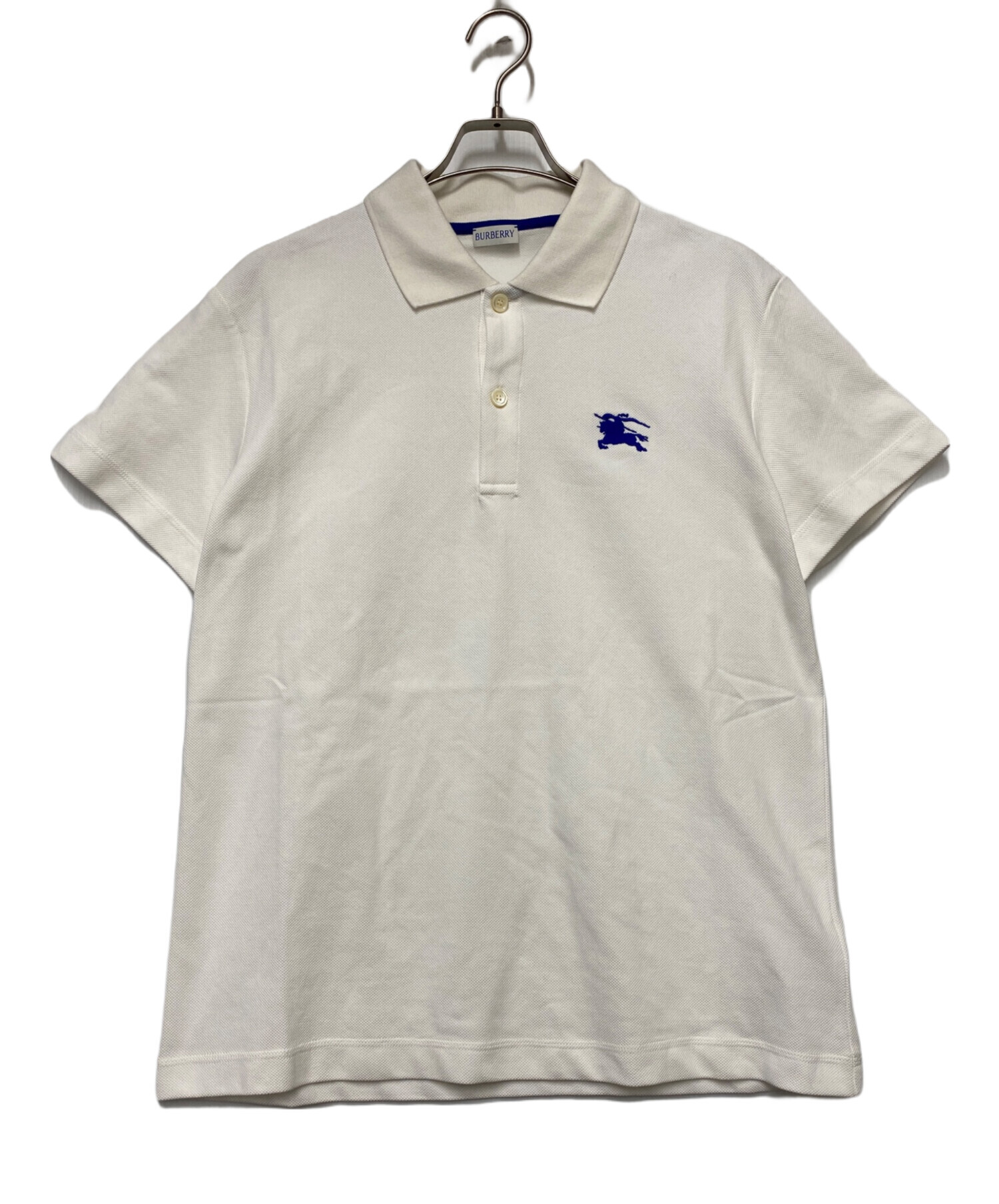未使用　BURBERRY バーバリー ポロシャツ 半袖 S 中古・古着通販】BURBERRY (バーバリー) 半袖ポロシャツ ホワイト