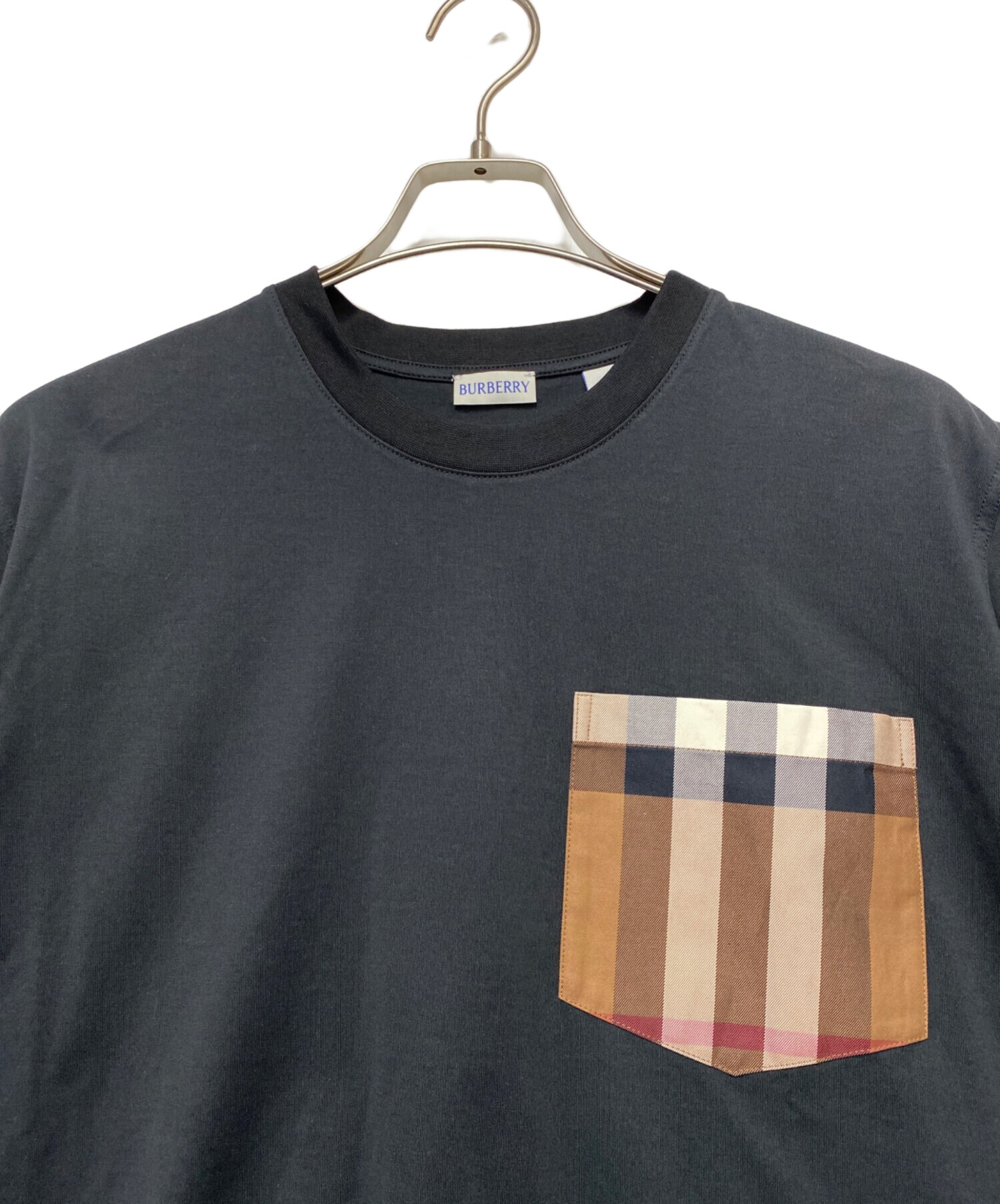 中古・古着通販】BURBERRY (バーバリー) チェックポケットコットンT