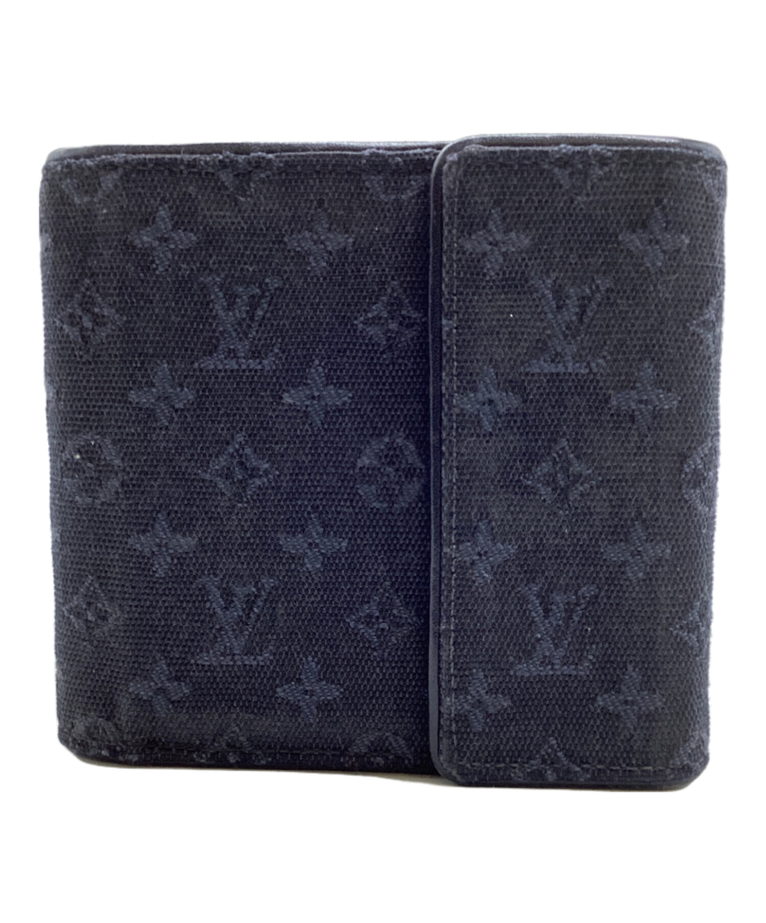 中古・古着通販】LOUIS VUITTON (ルイ ヴィトン) 2つ折り財布 ネイビー