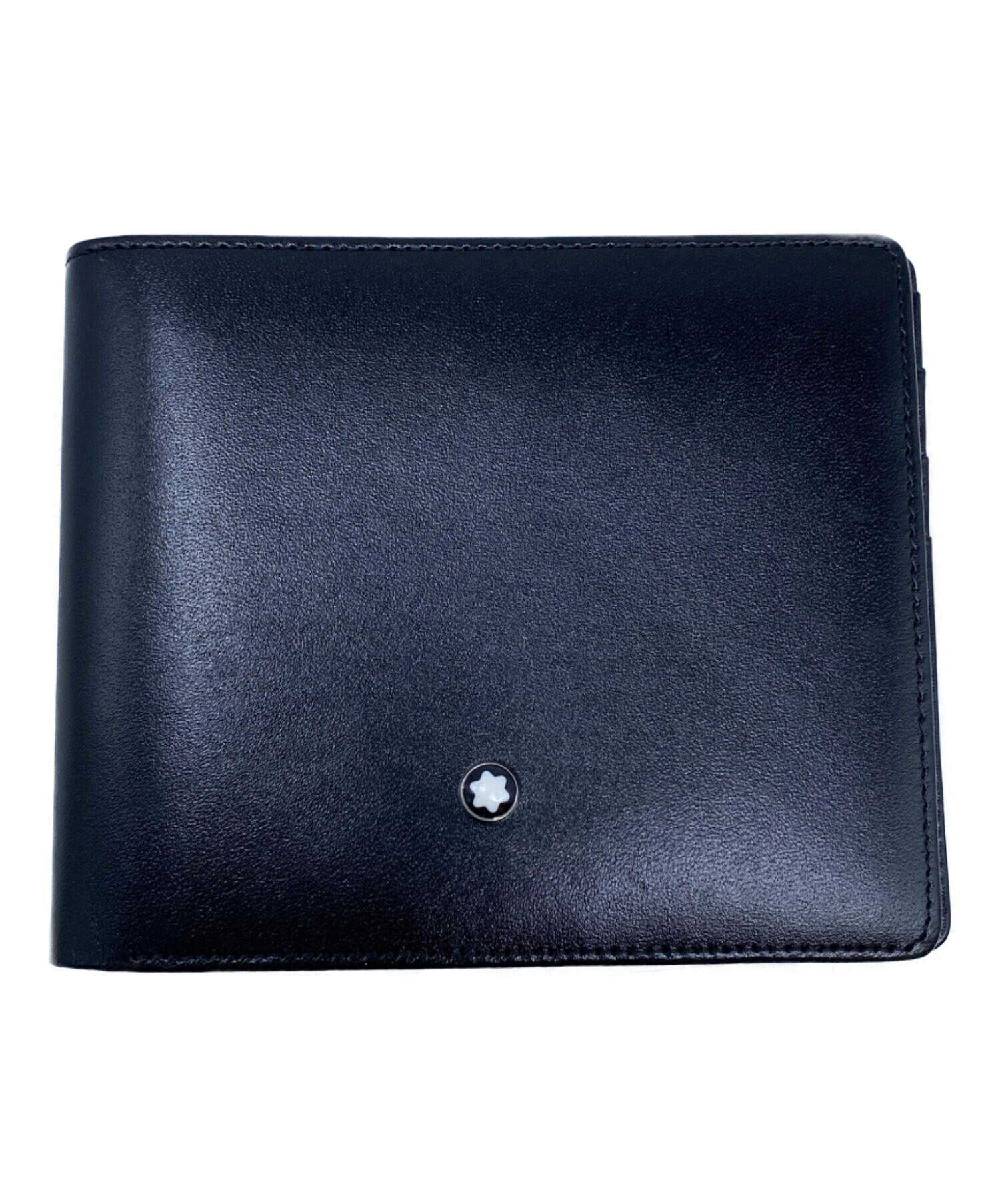 中古・古着通販】MONTBLANC (モンブラン) 2つ折り財布 ブラック