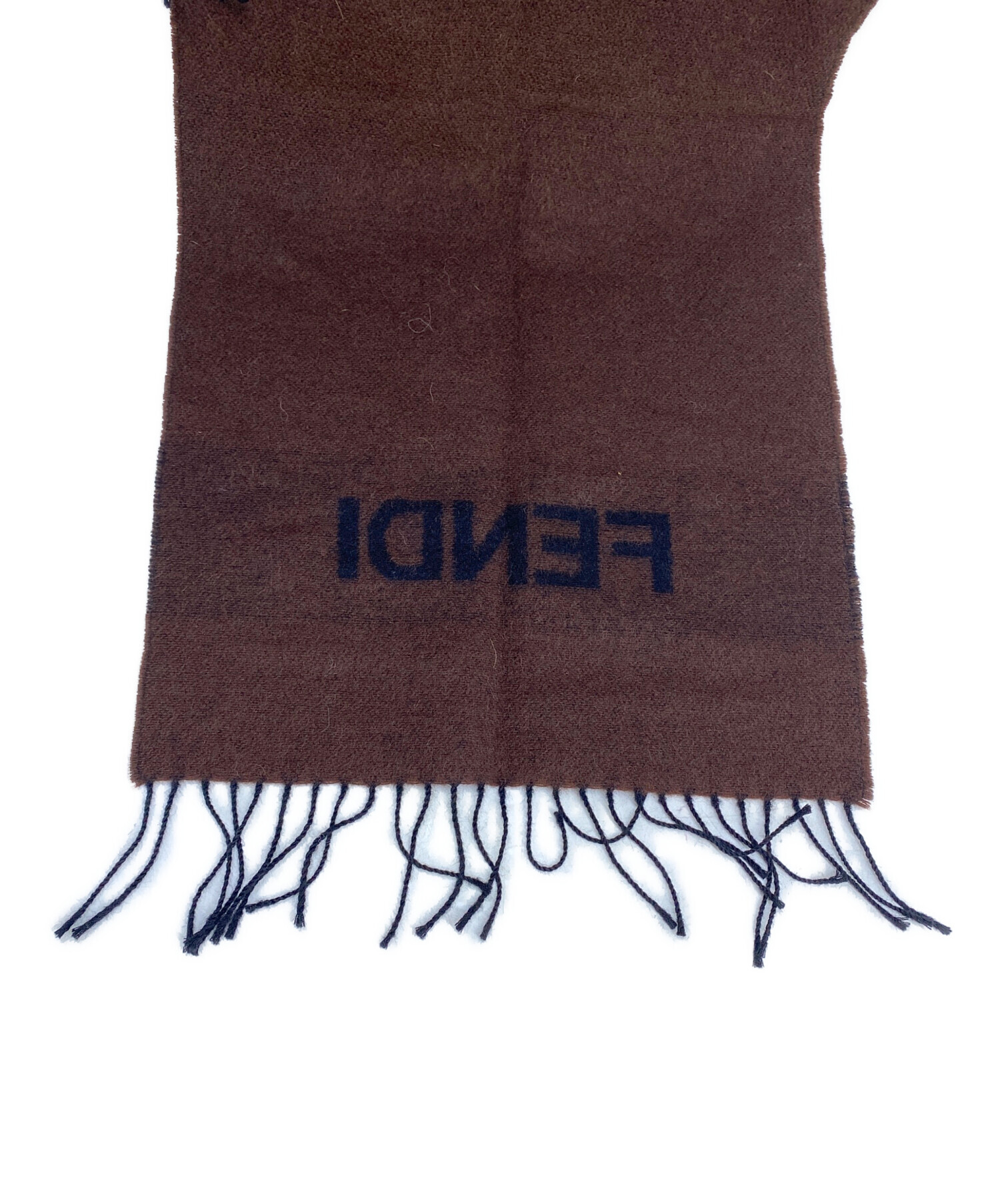 中古・古着通販】FENDI (フェンディ) マフラー ダークブラウン