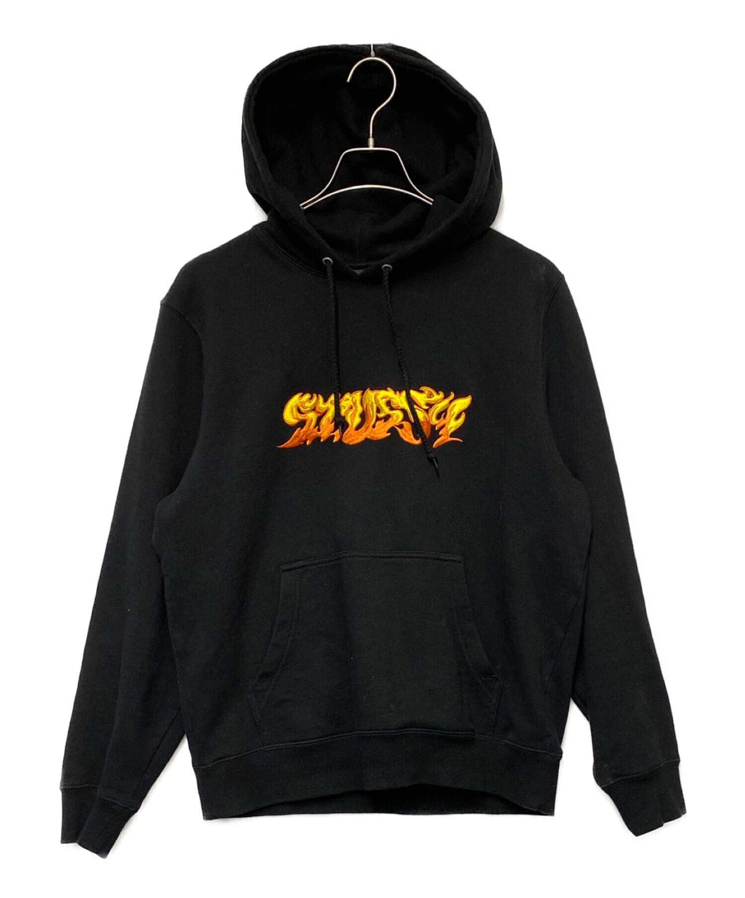 中古・古着通販】stussy (ステューシー) パーカー ブラック サイズ:S