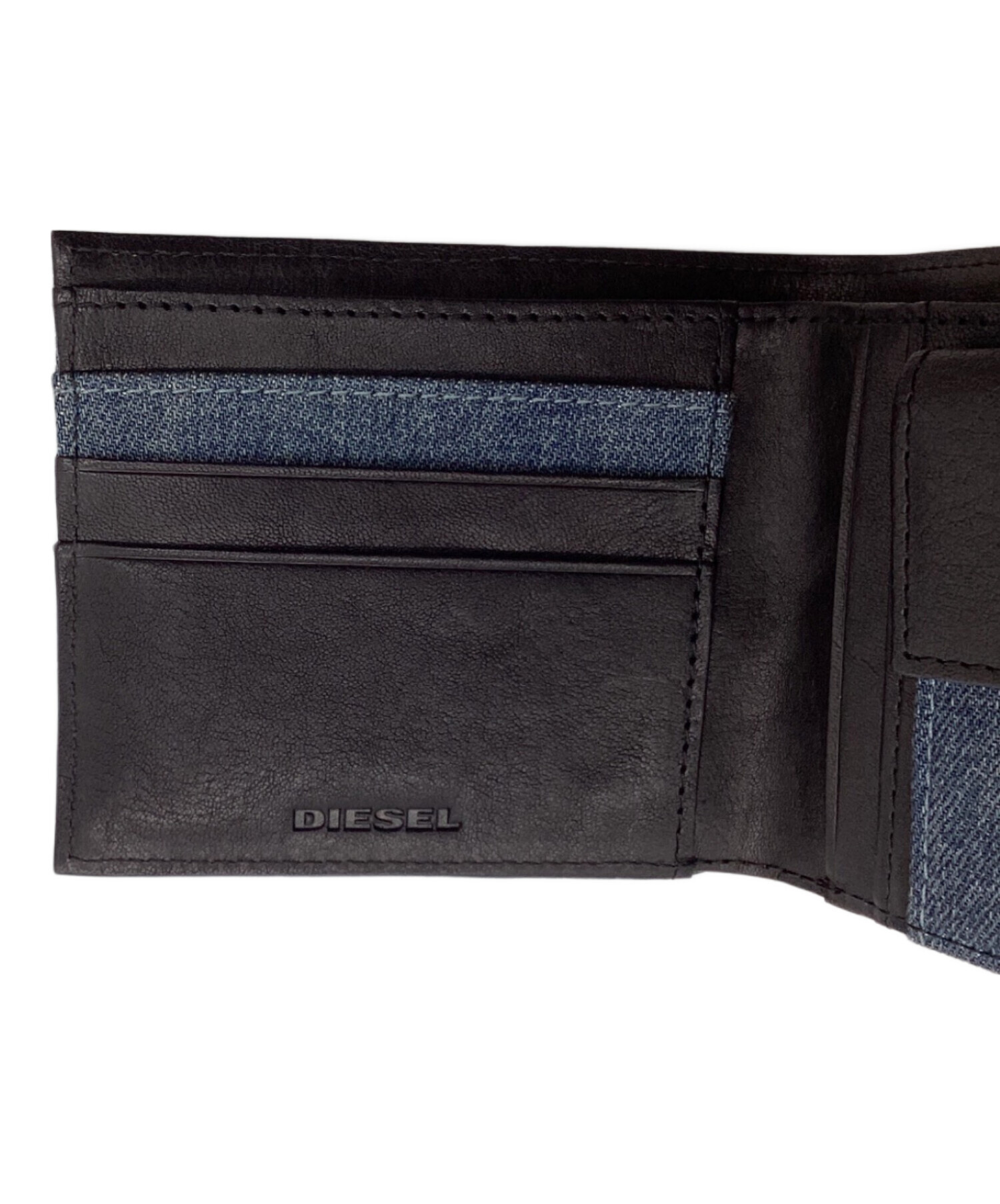 中古・古着通販】DIESEL (ディーゼル) DIESEL 2つ折り財布 ブラック