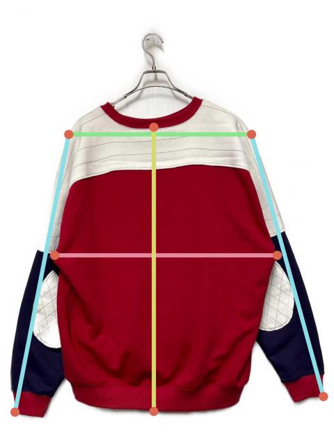 中古・古着通販】SHIDEN (シデン) MOTOR CYCLE SWEAT SHIRT レッド