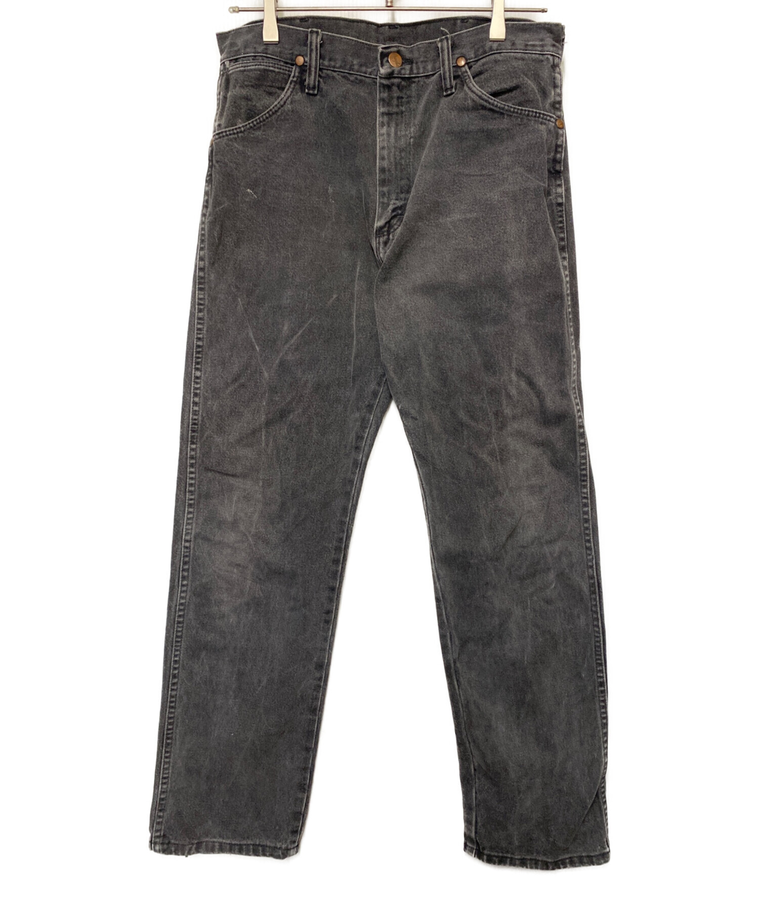 中古・古着通販】Wrangler (ラングラー) デニムパンツ ブラック サイズ 