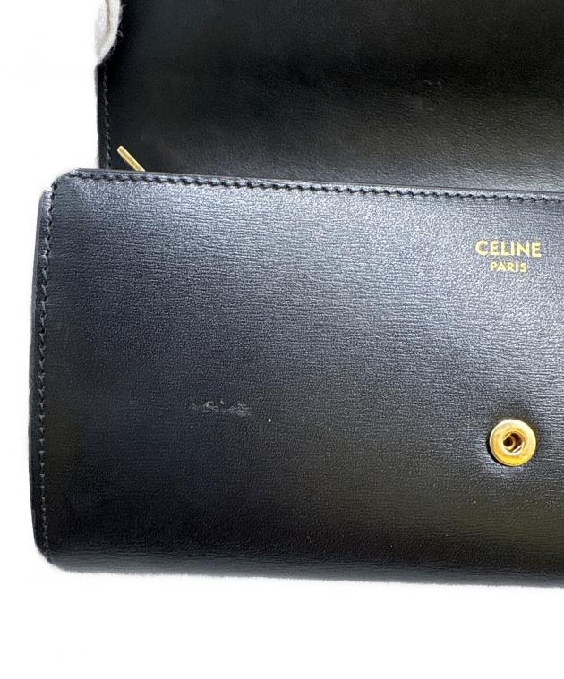 中古・古着通販】CELINE (セリーヌ) ラージフラップウォレット