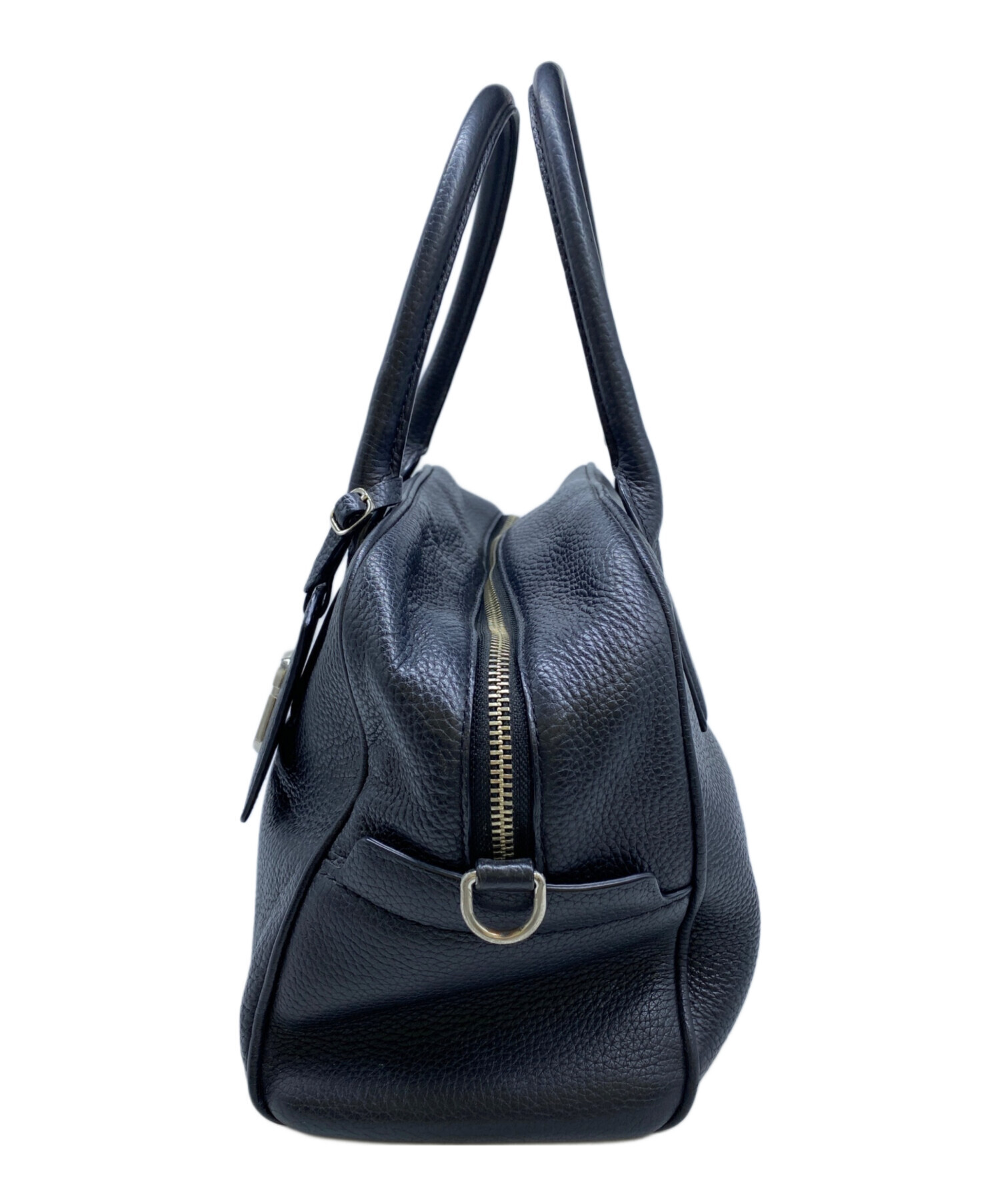 美品MARC JACOBSマークジェイコブス 2wayボストンバック ブラック 中古・古着通販】MARC JACOBS (マークジェイコブス) 2WAYミニボストン