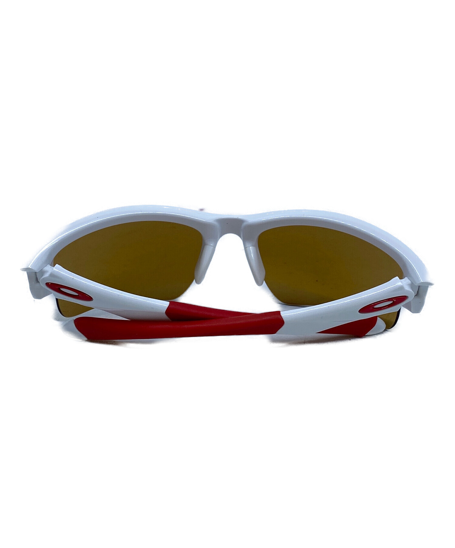中古・古着通販】OAKLEY (オークリー) サングラス ホワイト×レッド