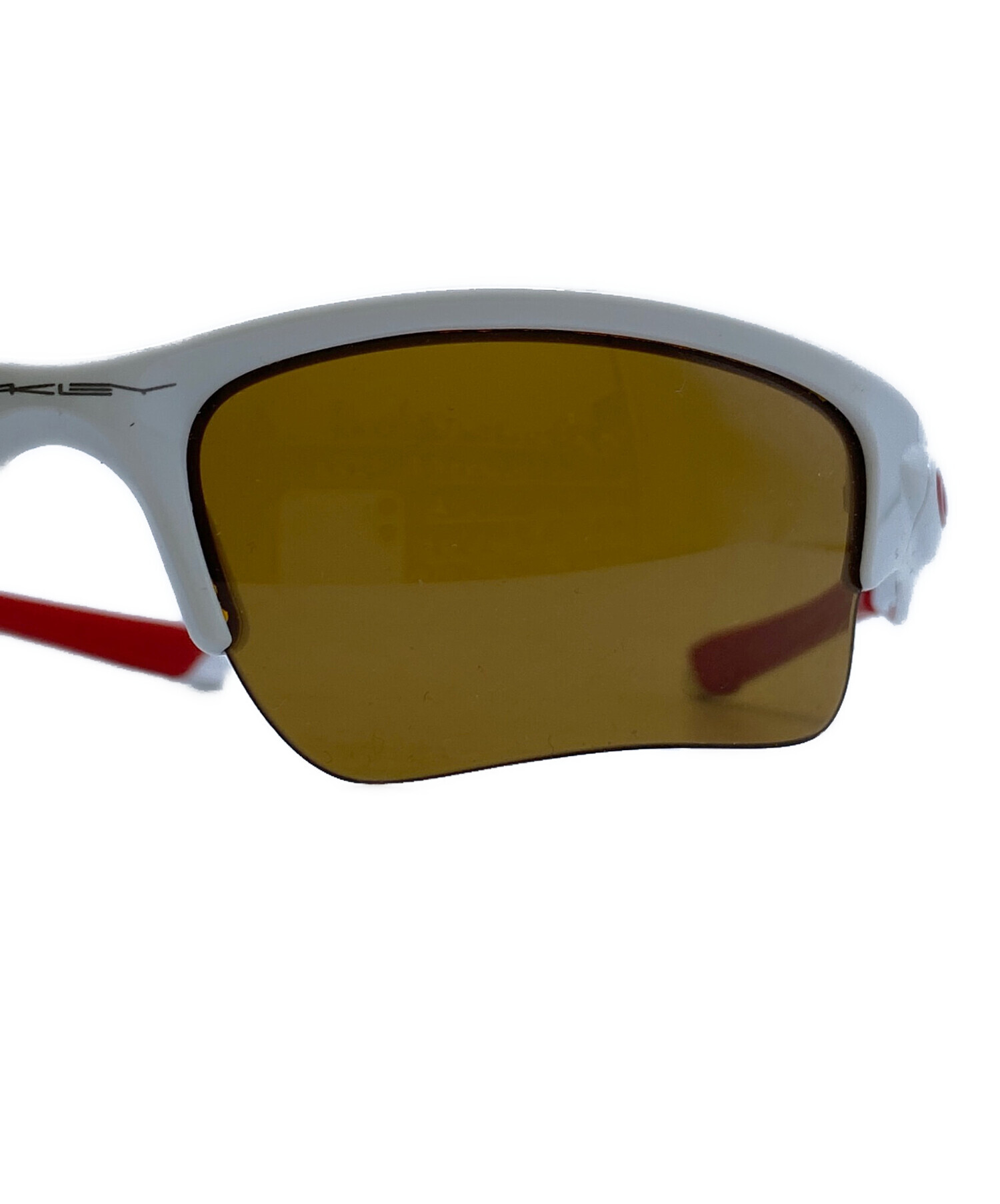 中古・古着通販】OAKLEY (オークリー) サングラス ホワイト×レッド