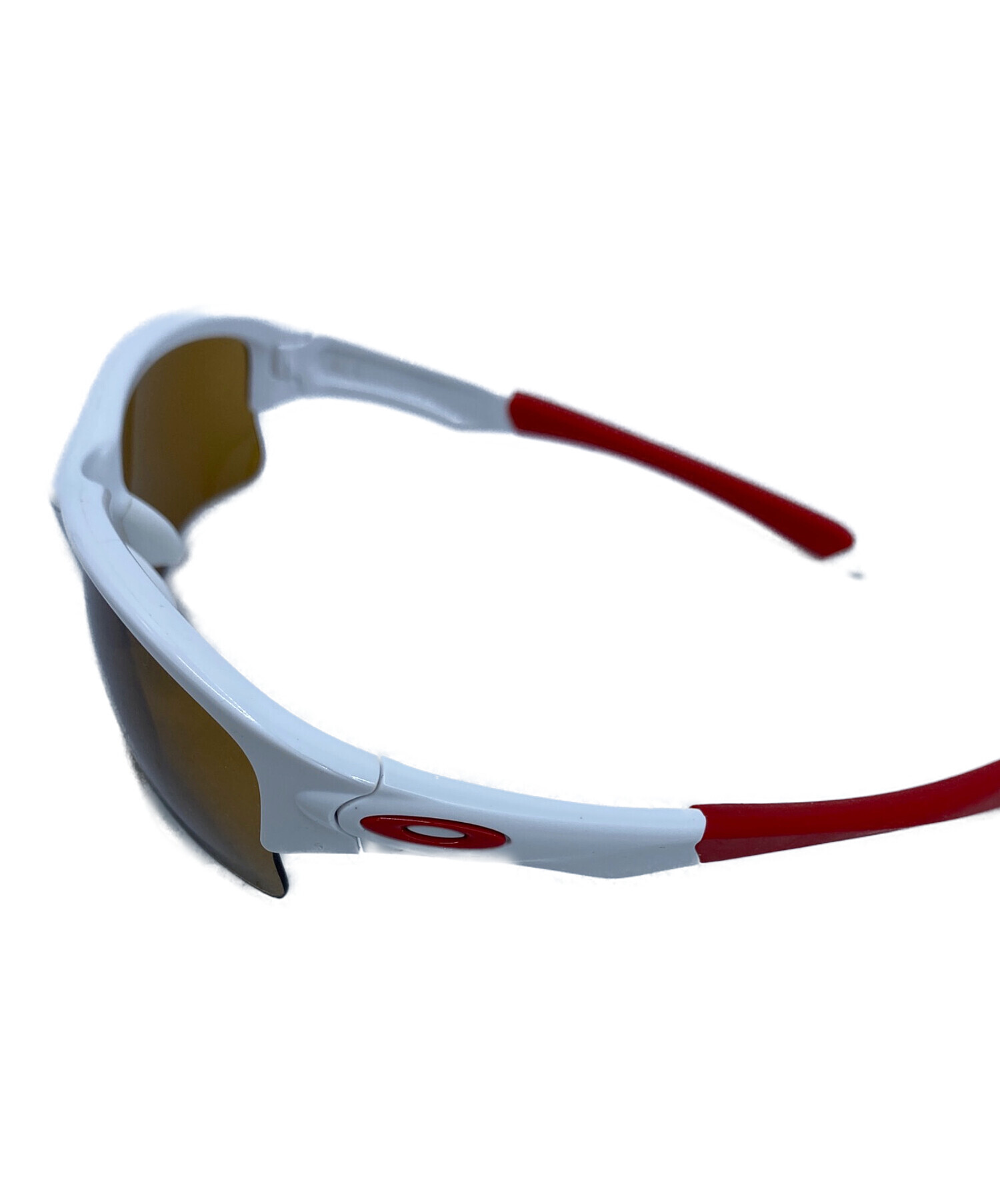 中古・古着通販】OAKLEY (オークリー) サングラス ホワイト×レッド