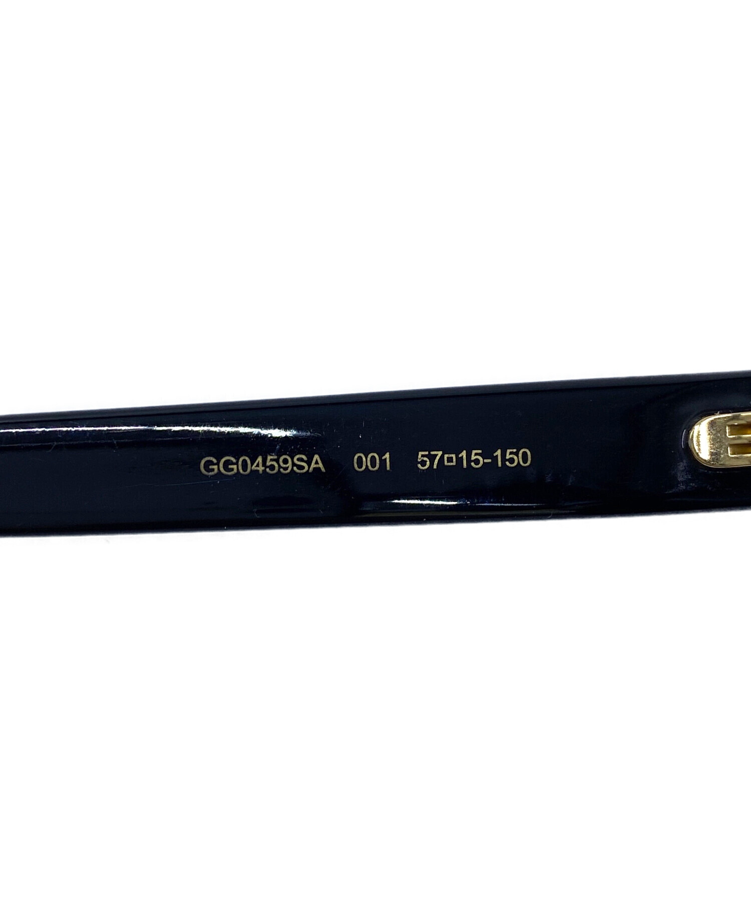 中古・古着通販】GUCCI (グッチ) サングラス ブラック サイズ:57ㇿ15