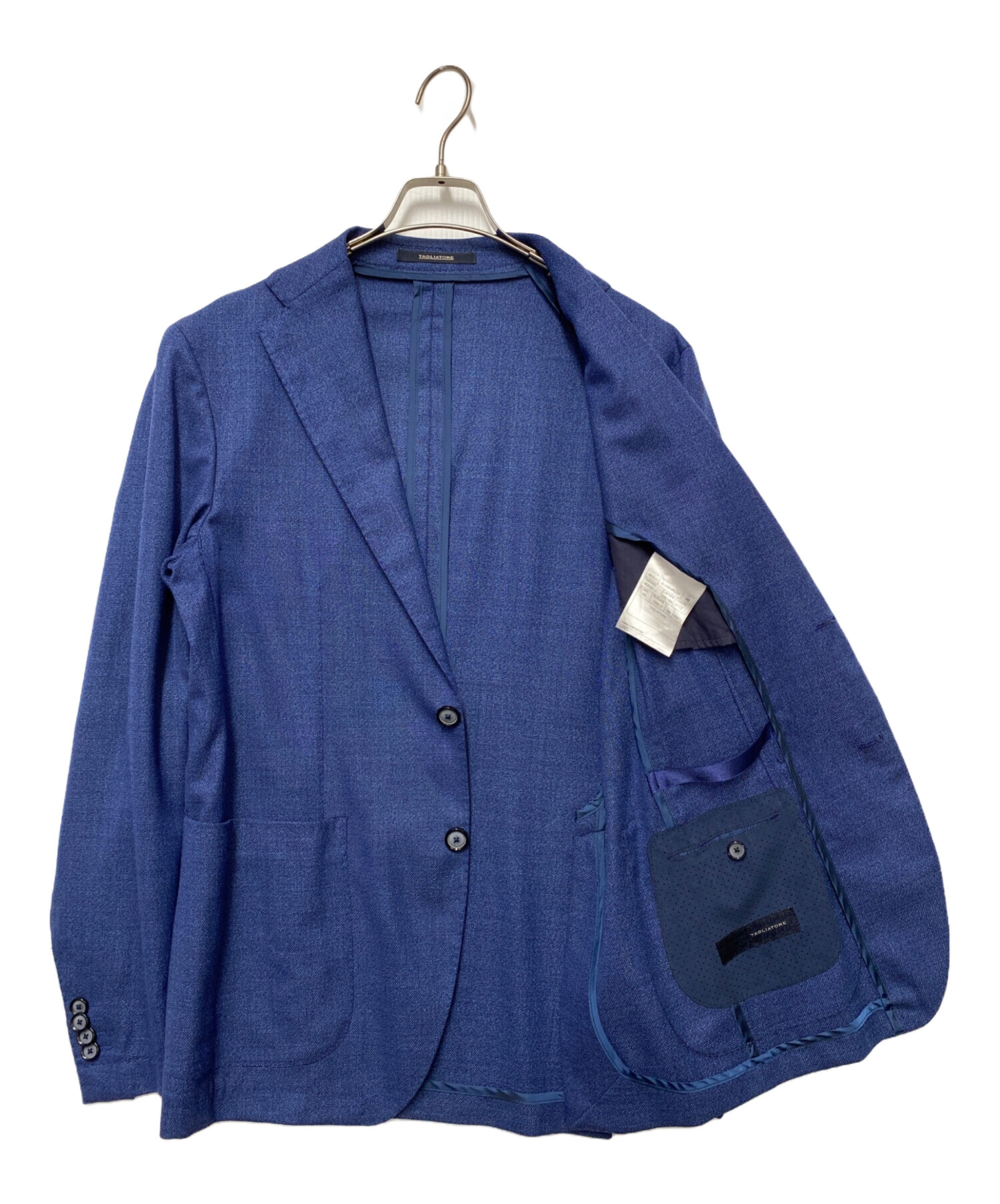 中古・古着通販】TAGLIATORE (タリアトーレ) 2Bジャケット ブルー