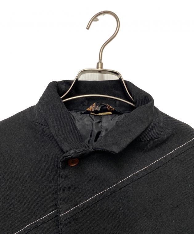 ［スクエア期］コムデギャルソン　アシンメトリージャケット　ヴィンテージ 中古・古着通販】BLACK COMME des GARCONS (ブラックコムデギャルソン