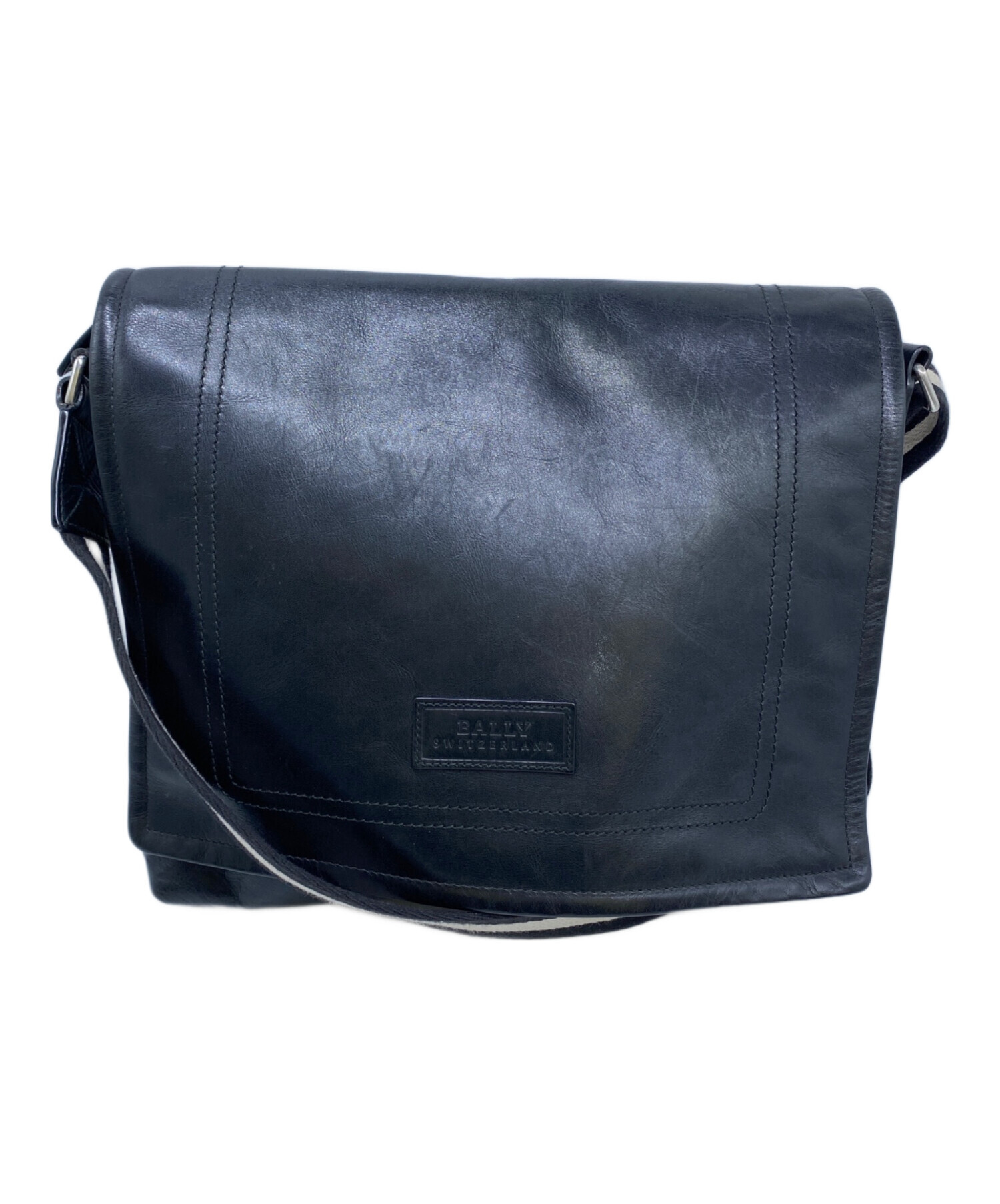 中古・古着通販】BALLY (バリー) BALLY メッセンジャーバッグ ブラック