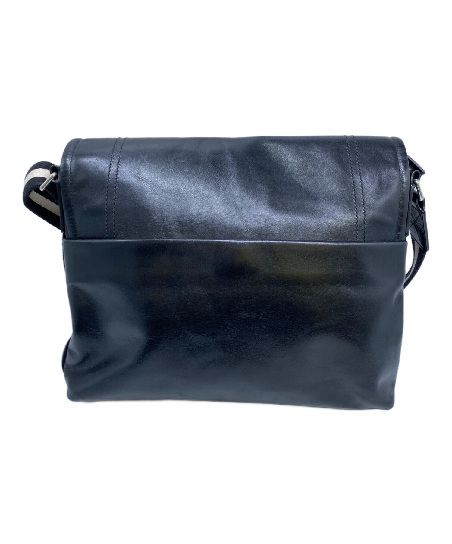 中古・古着通販】BALLY (バリー) BALLY メッセンジャーバッグ ブラック