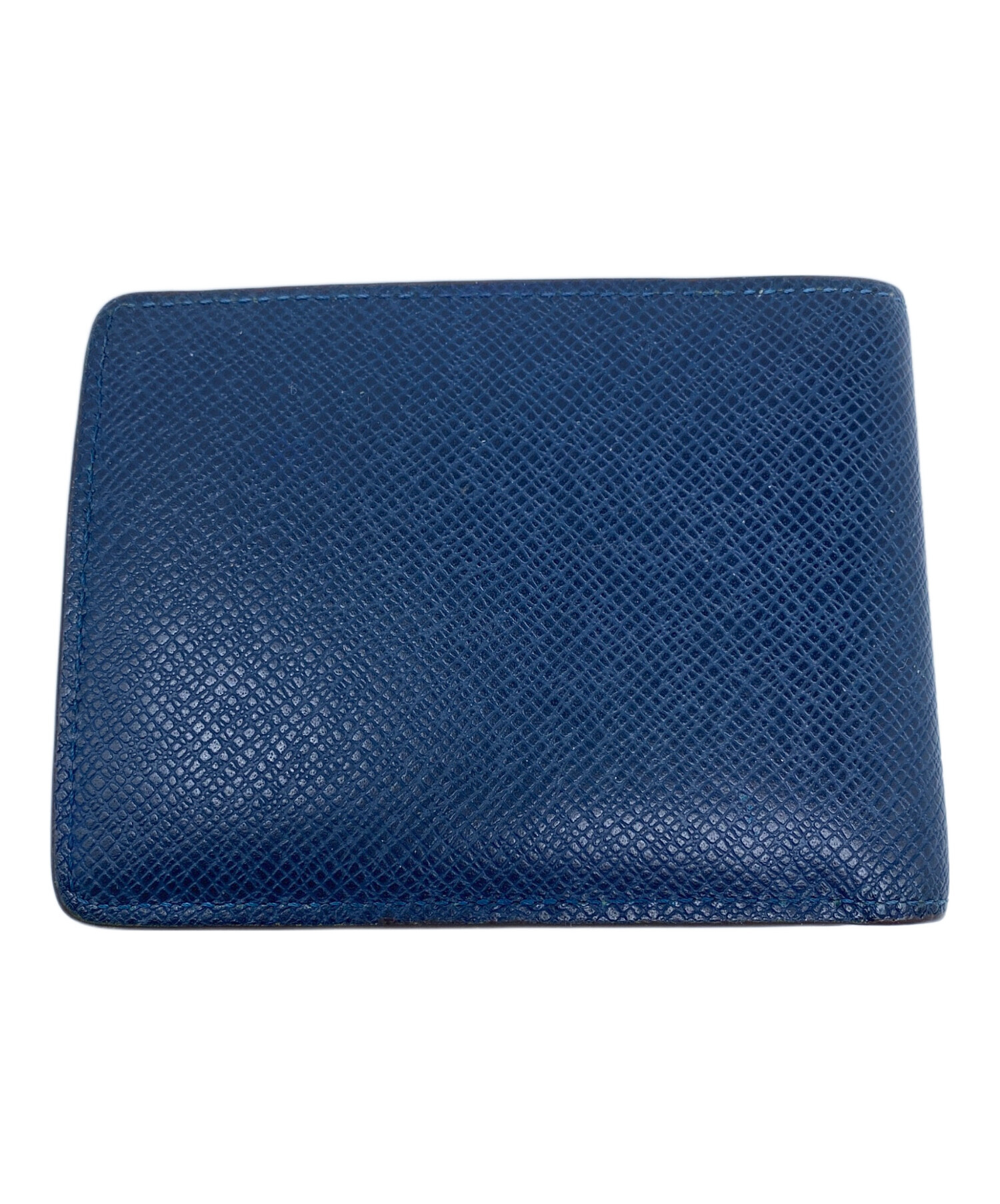 中古・古着通販】LOUIS VUITTON (ルイ ヴィトン) 2つ折り財布 ネイビー