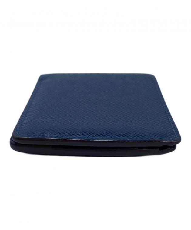 中古・古着通販】LOUIS VUITTON (ルイ ヴィトン) 2つ折り財布 ネイビー