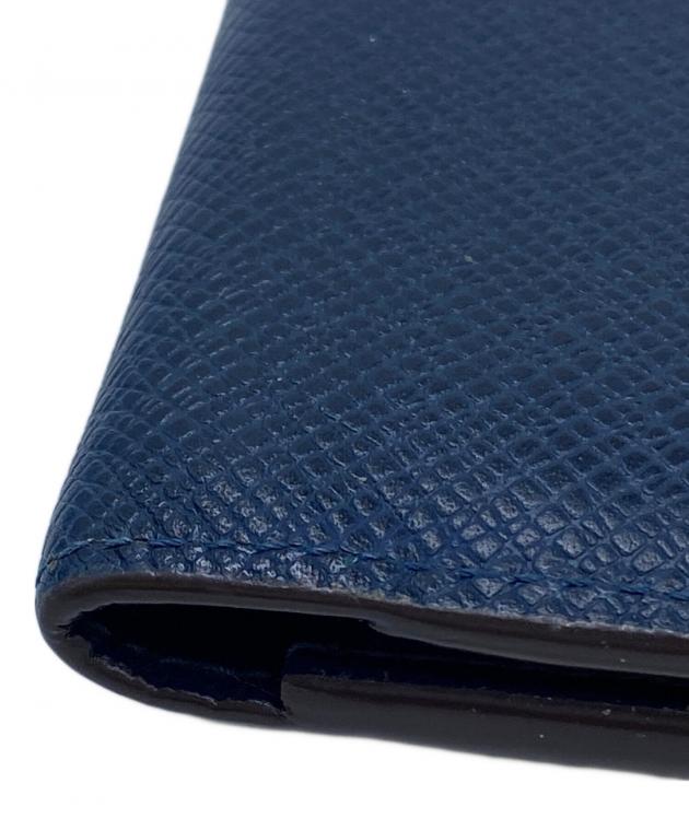 中古・古着通販】LOUIS VUITTON (ルイ ヴィトン) 2つ折り財布 ネイビー