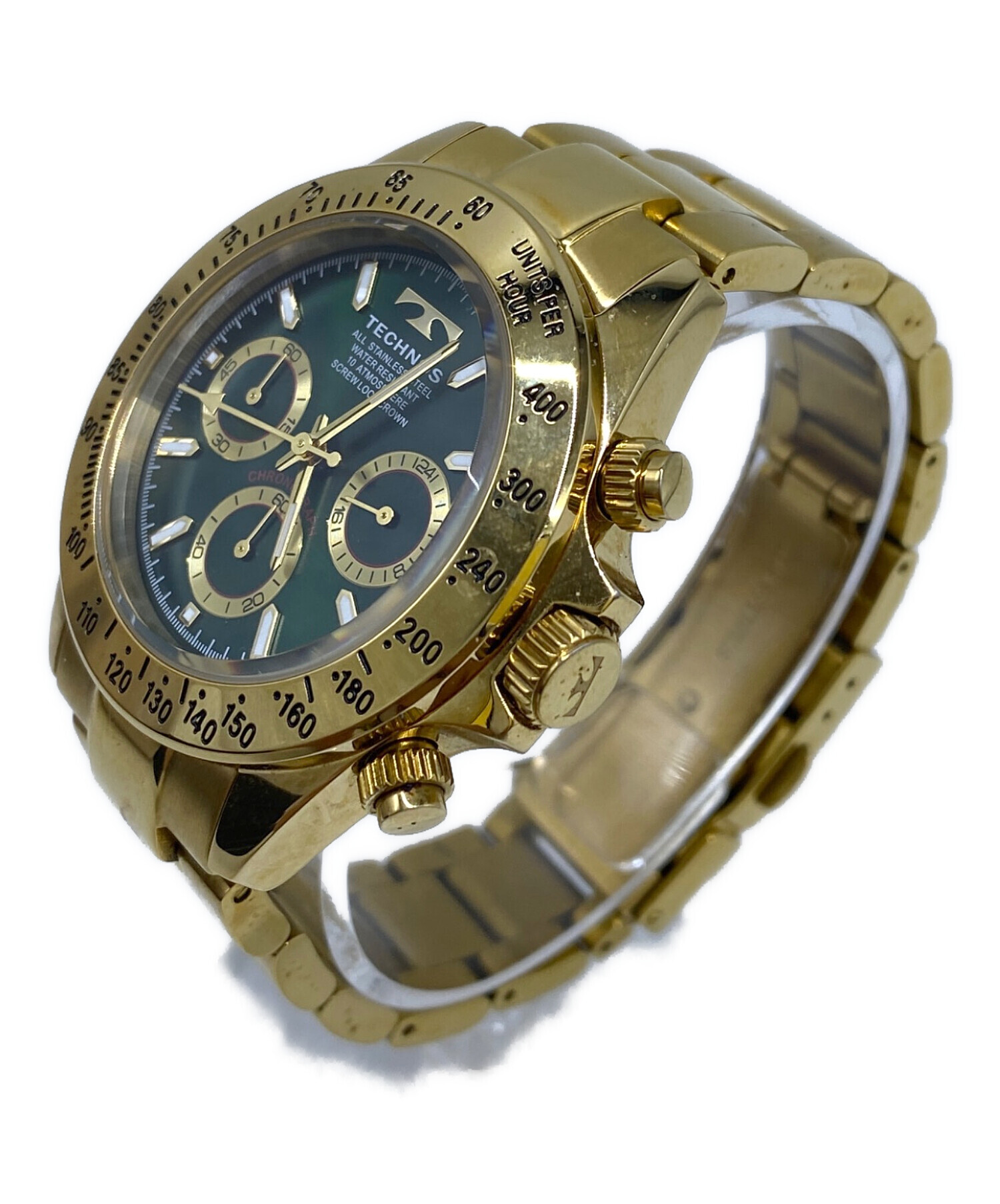 中古・古着通販】TECHNOS (テクノス) TECHNOS リストウォッチ グリーン
