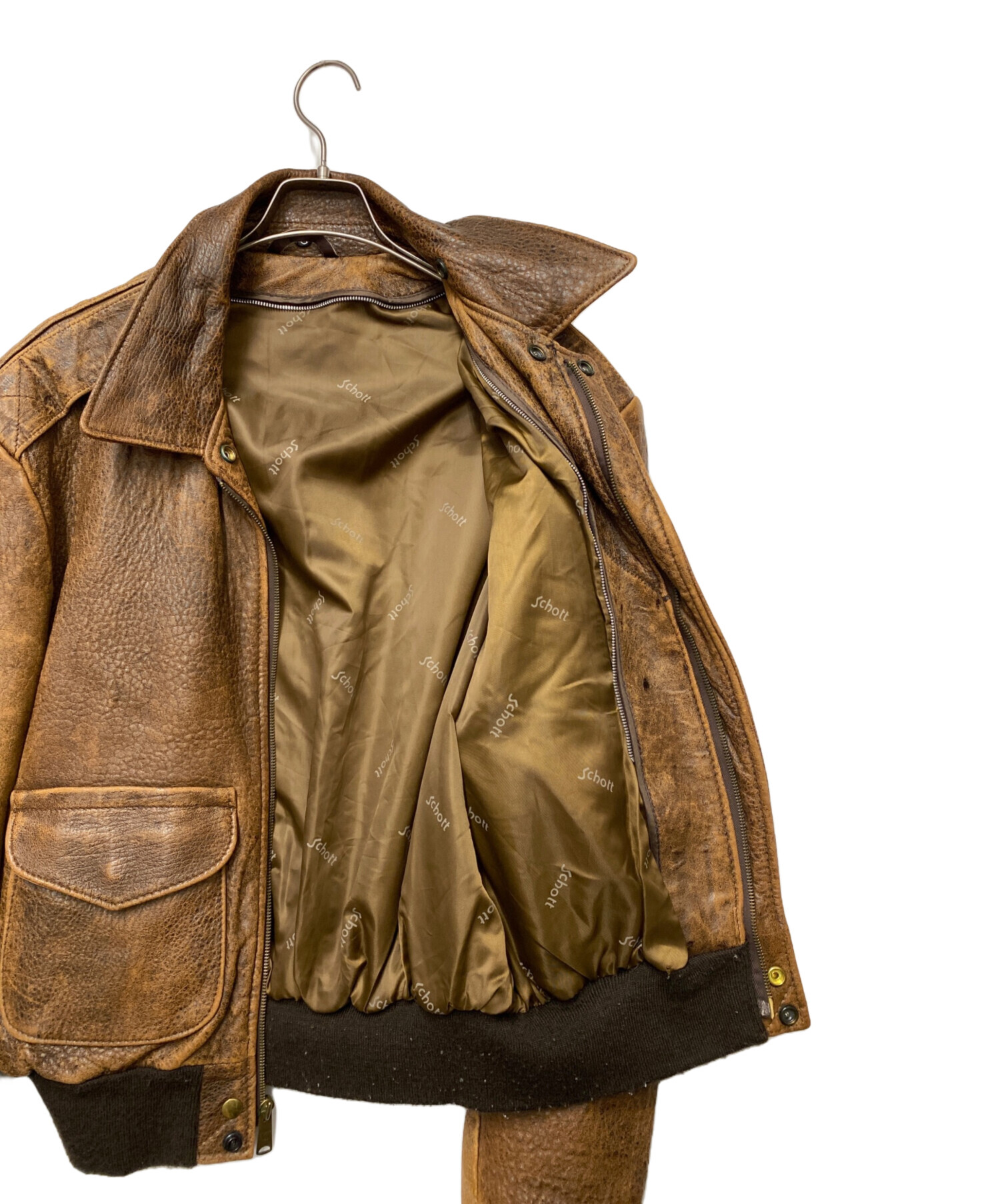 中古・古着通販】Schott (ショット) Schott レザーフライトジャケット