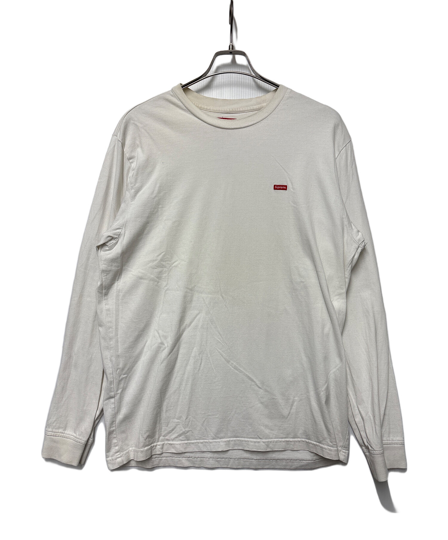 Supreme 長袖カットソー ホワイト Mサイズ 中古・古着通販】SUPREME (シュプリーム) 長袖カットソー ホワイト