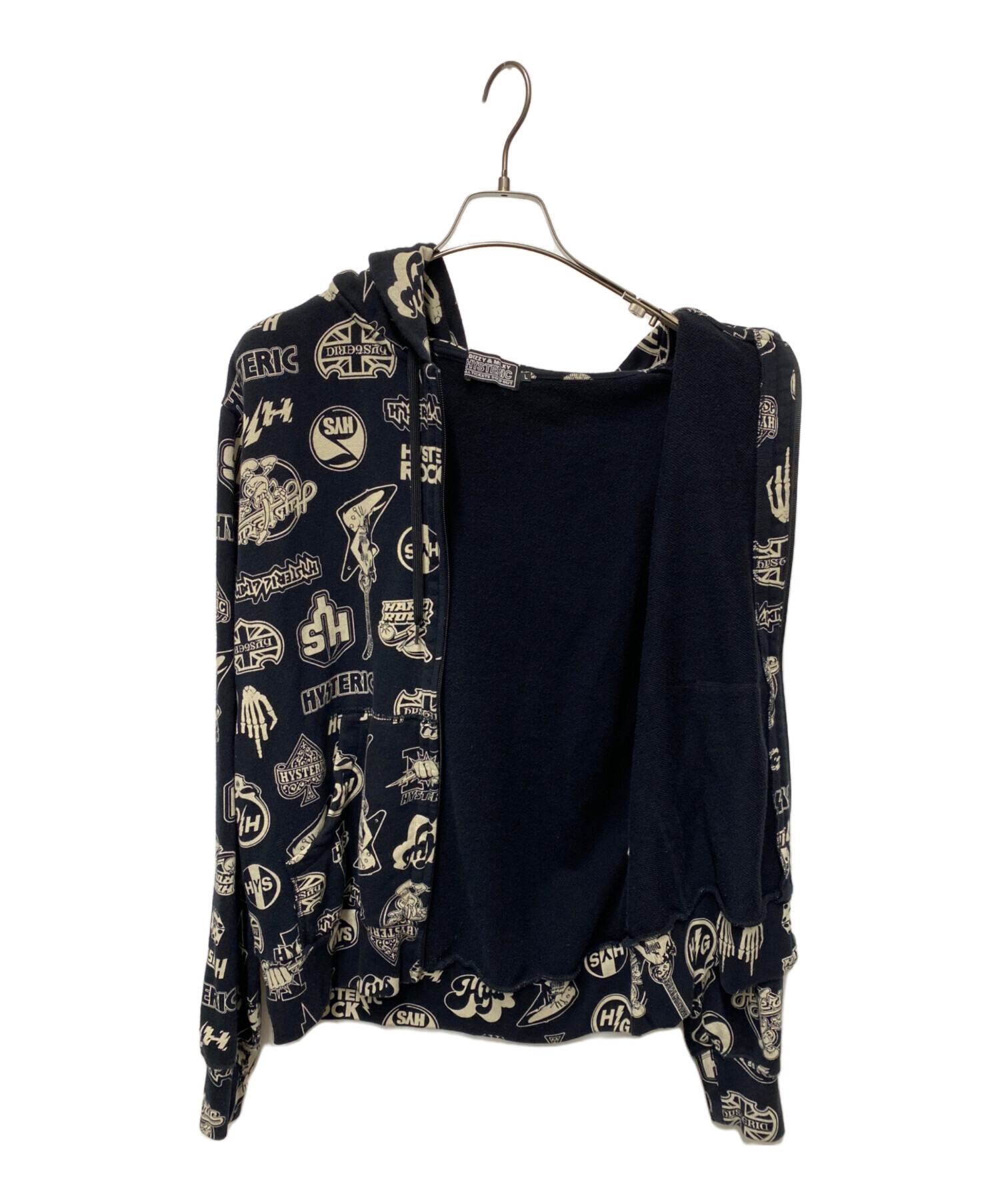 中古・古着通販】Hysteric Glamour (ヒステリックグラマー) 総柄ジップ