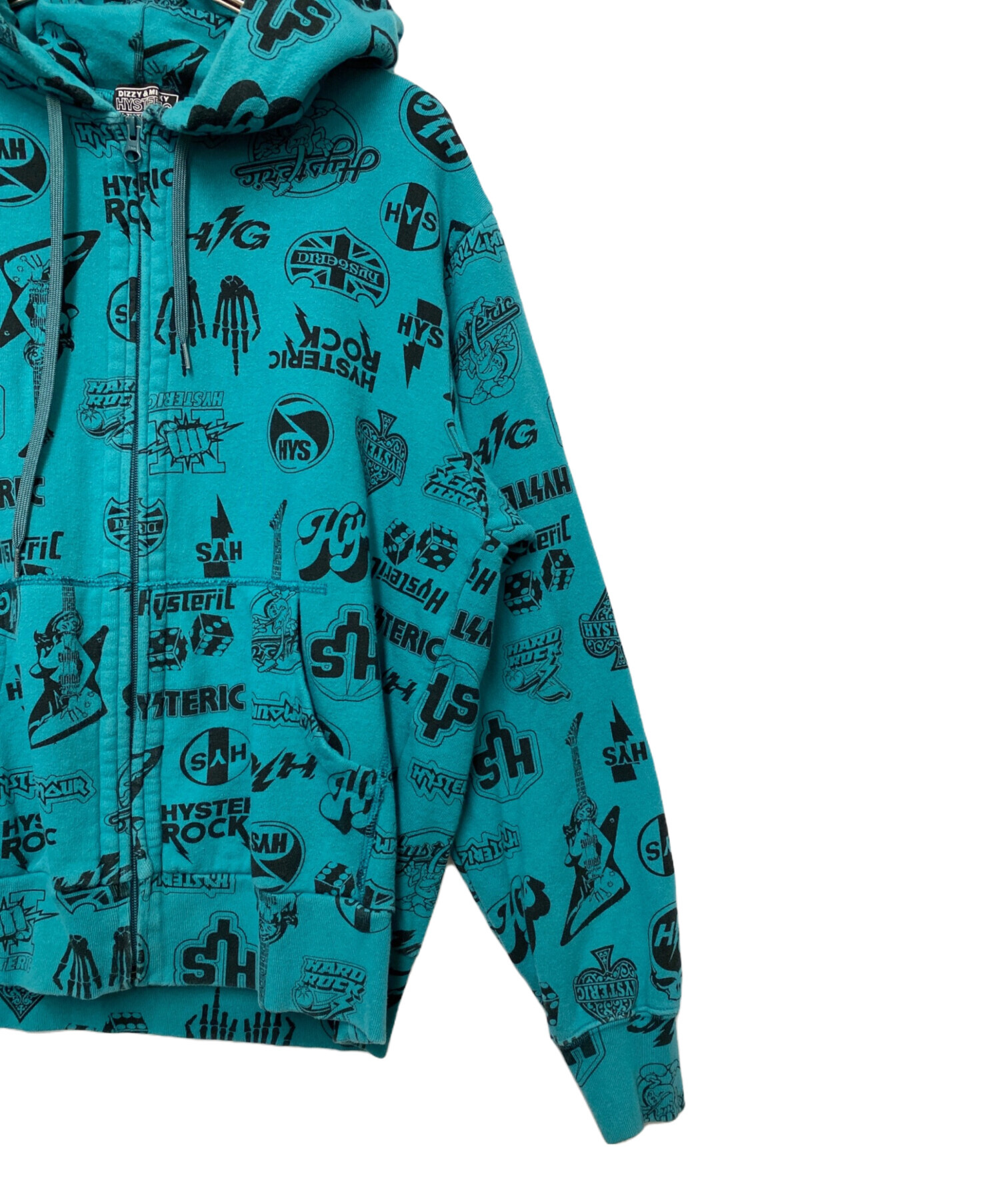 美品 ヒステリックグラマー 長袖スウェット ブルー サイズS 中古・古着通販】Hysteric Glamour (ヒステリックグラマー) Hysteric